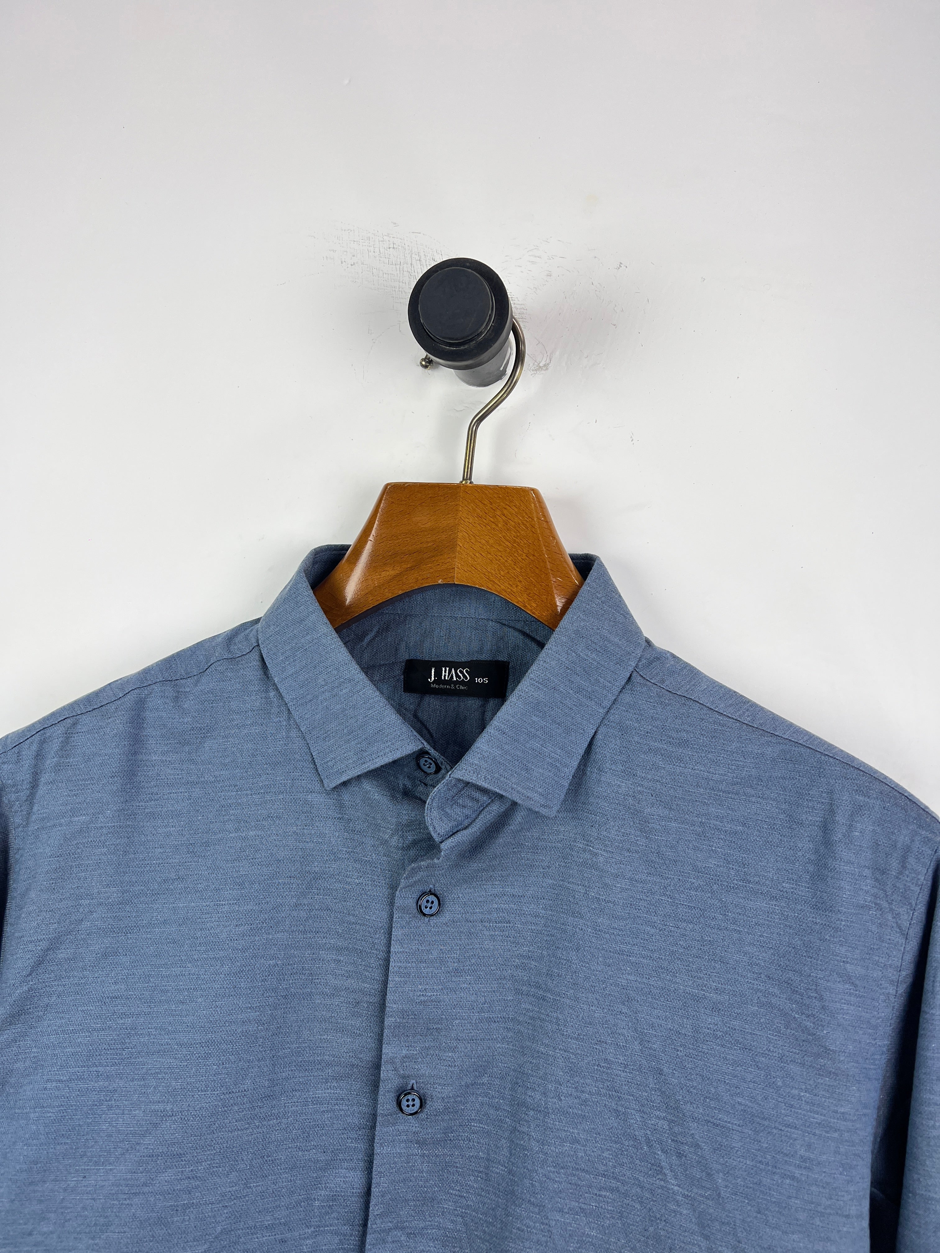 J Hass Linen Shirt (Medium)