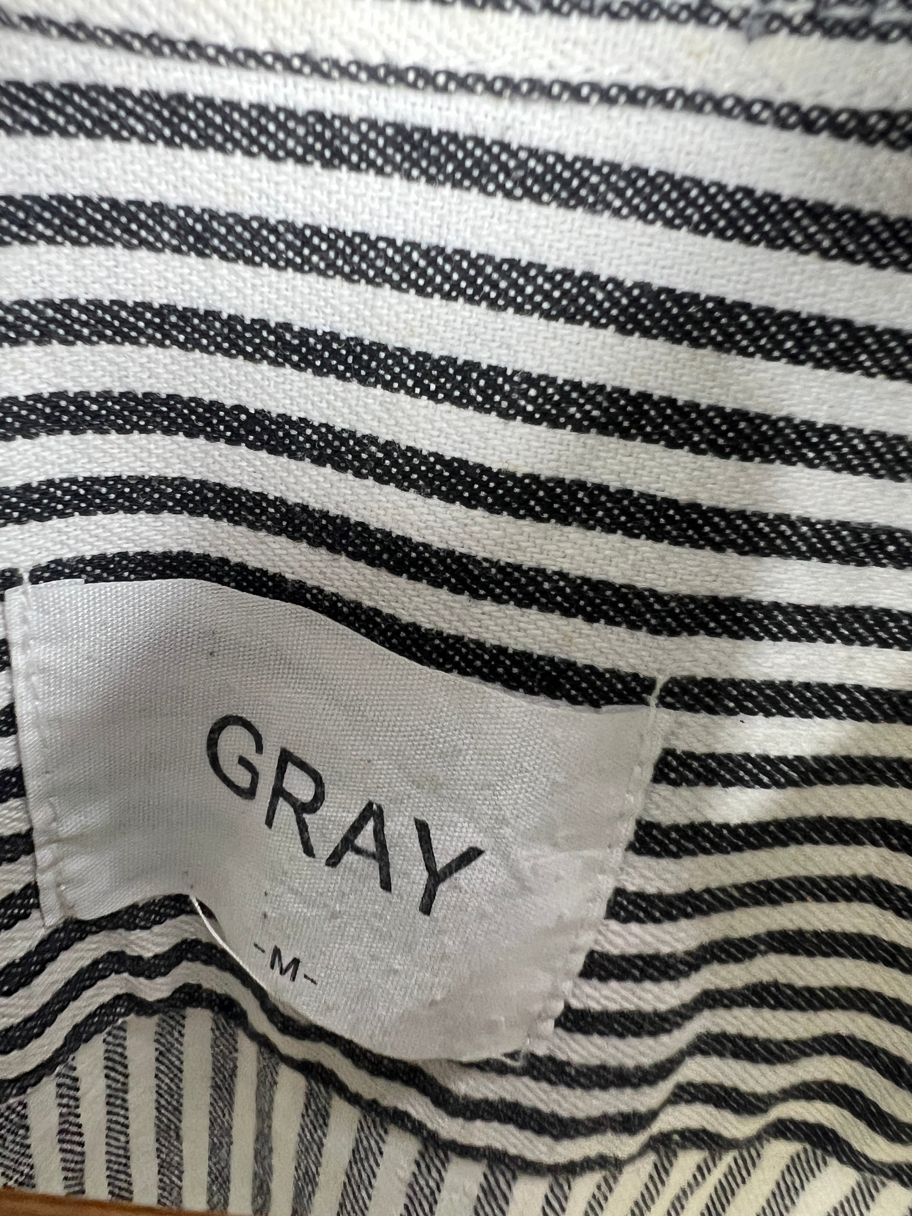 Gray Linen Shirt (Small-Medium)