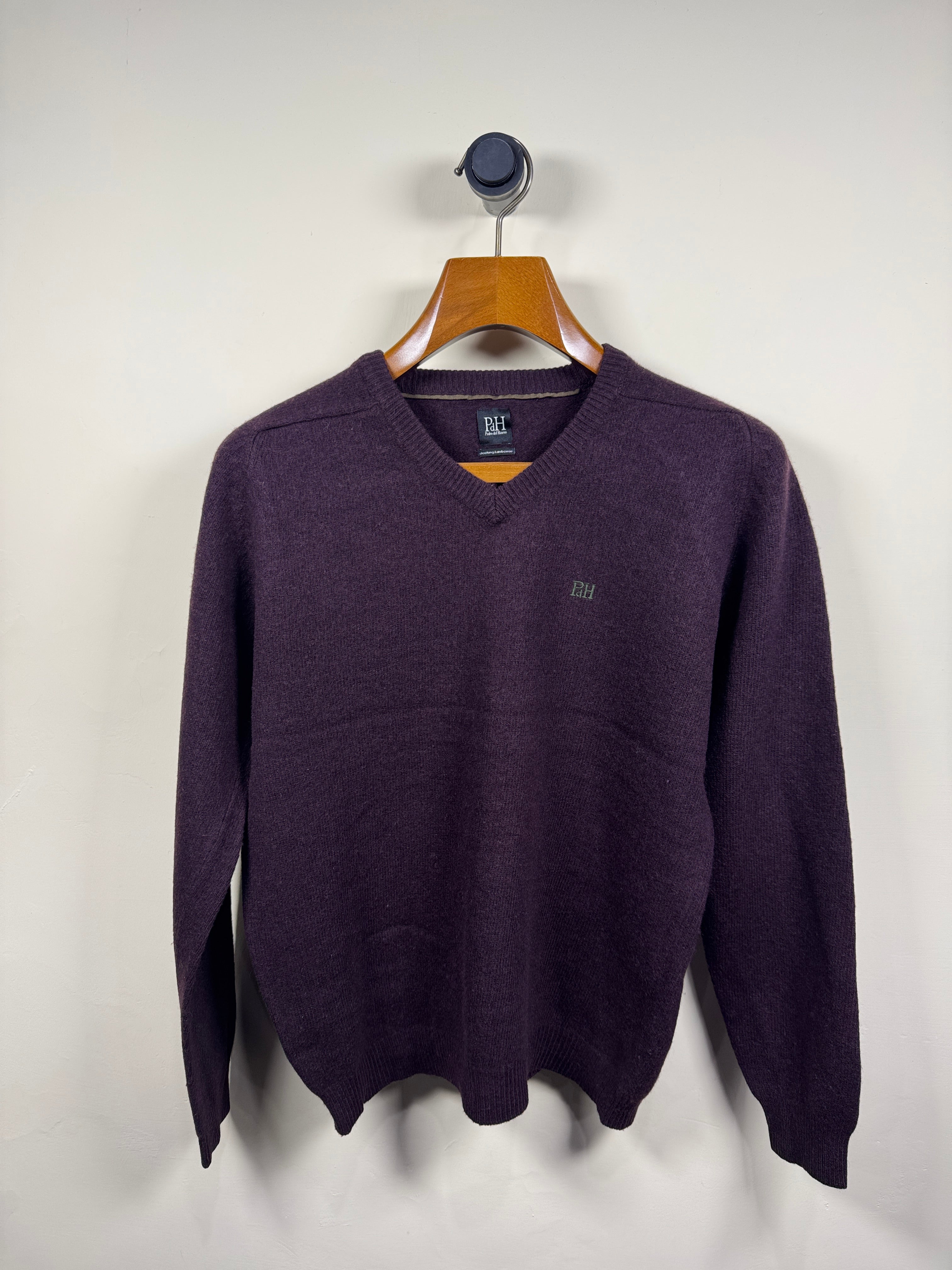 Pedro Del Hierro Geelong Lambswool Sweater (Medium)