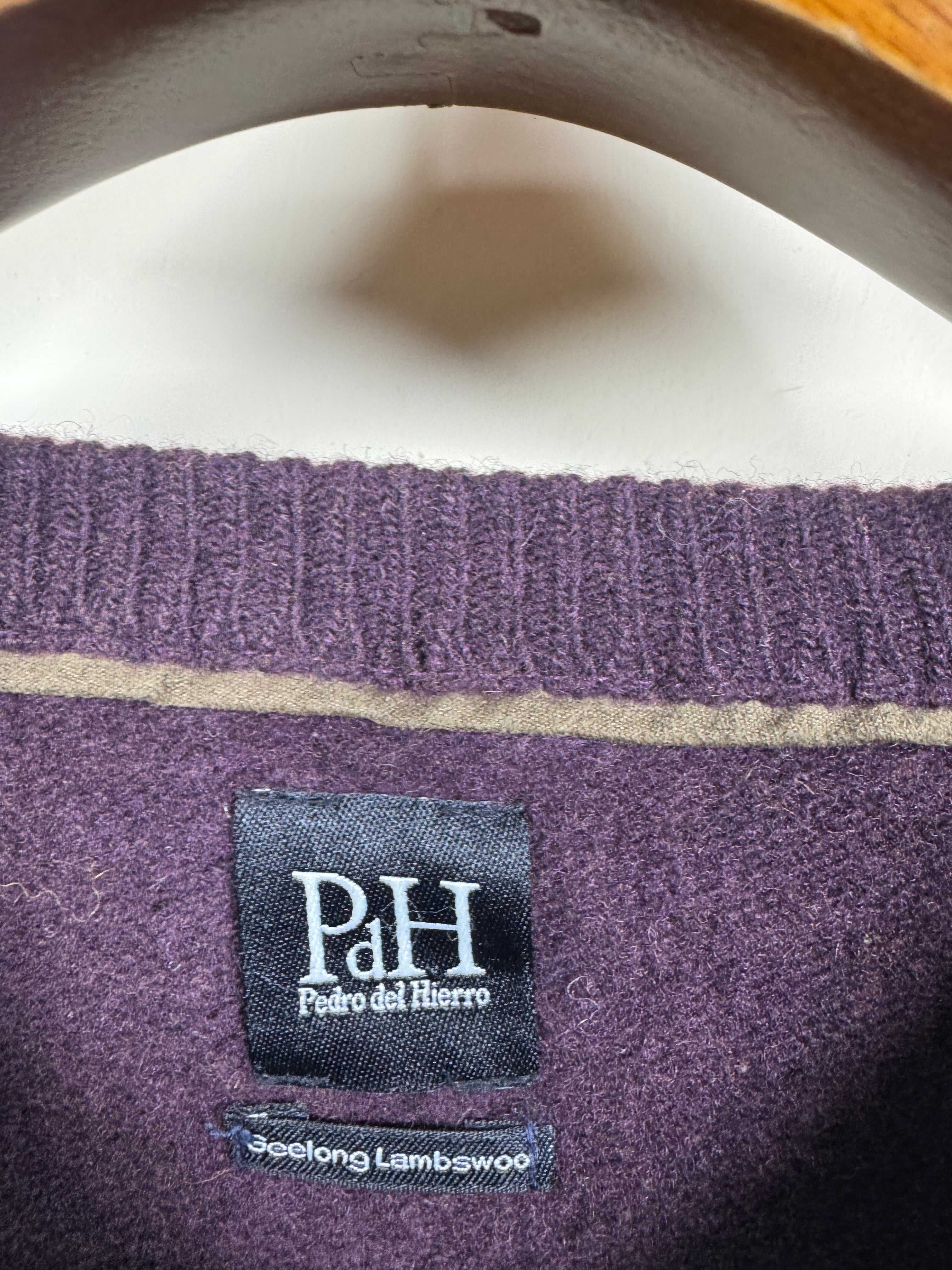Pedro Del Hierro Geelong Lambswool Sweater (Medium)