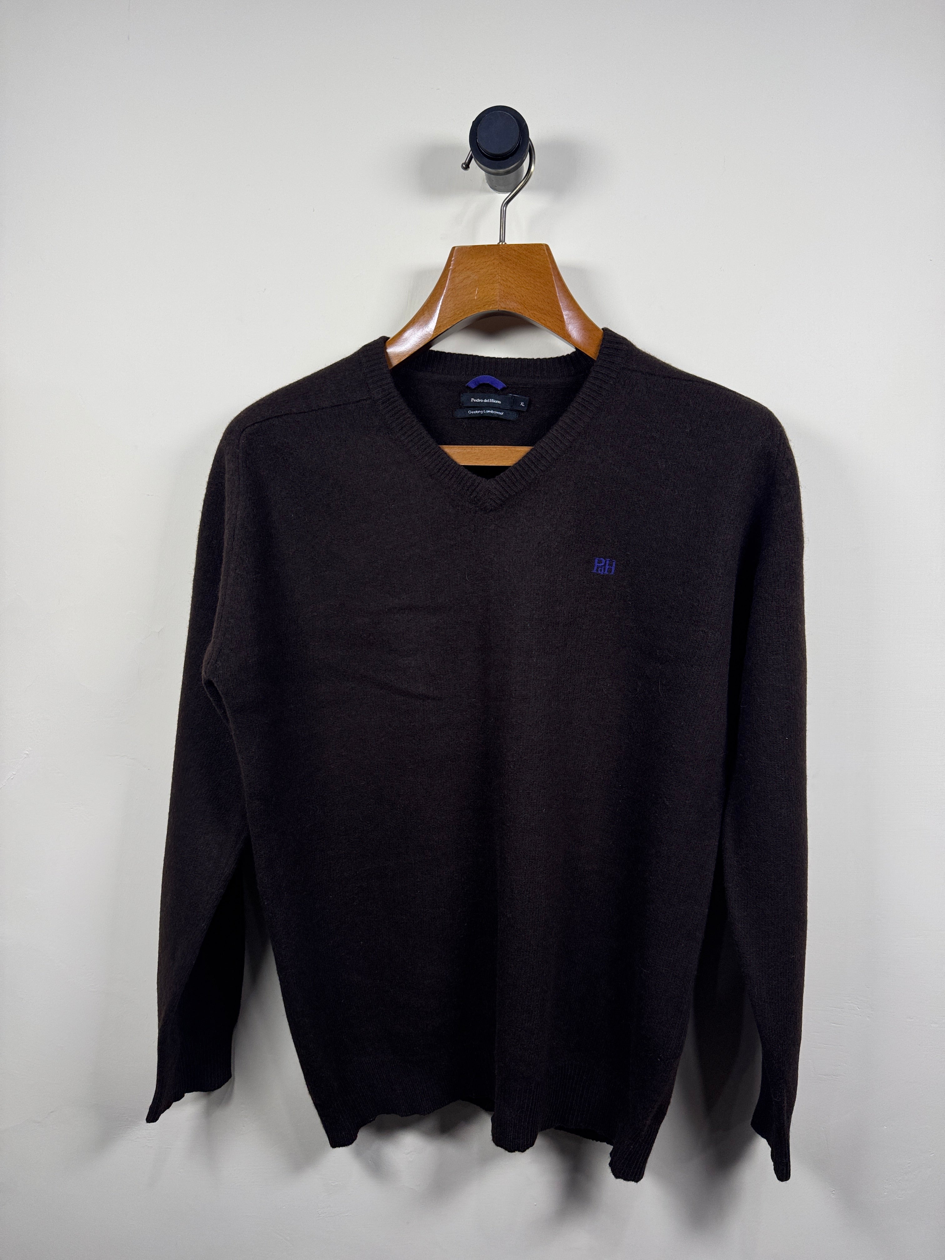 Pedro Del Hierro Geelong Lambswool Sweater (Medium)