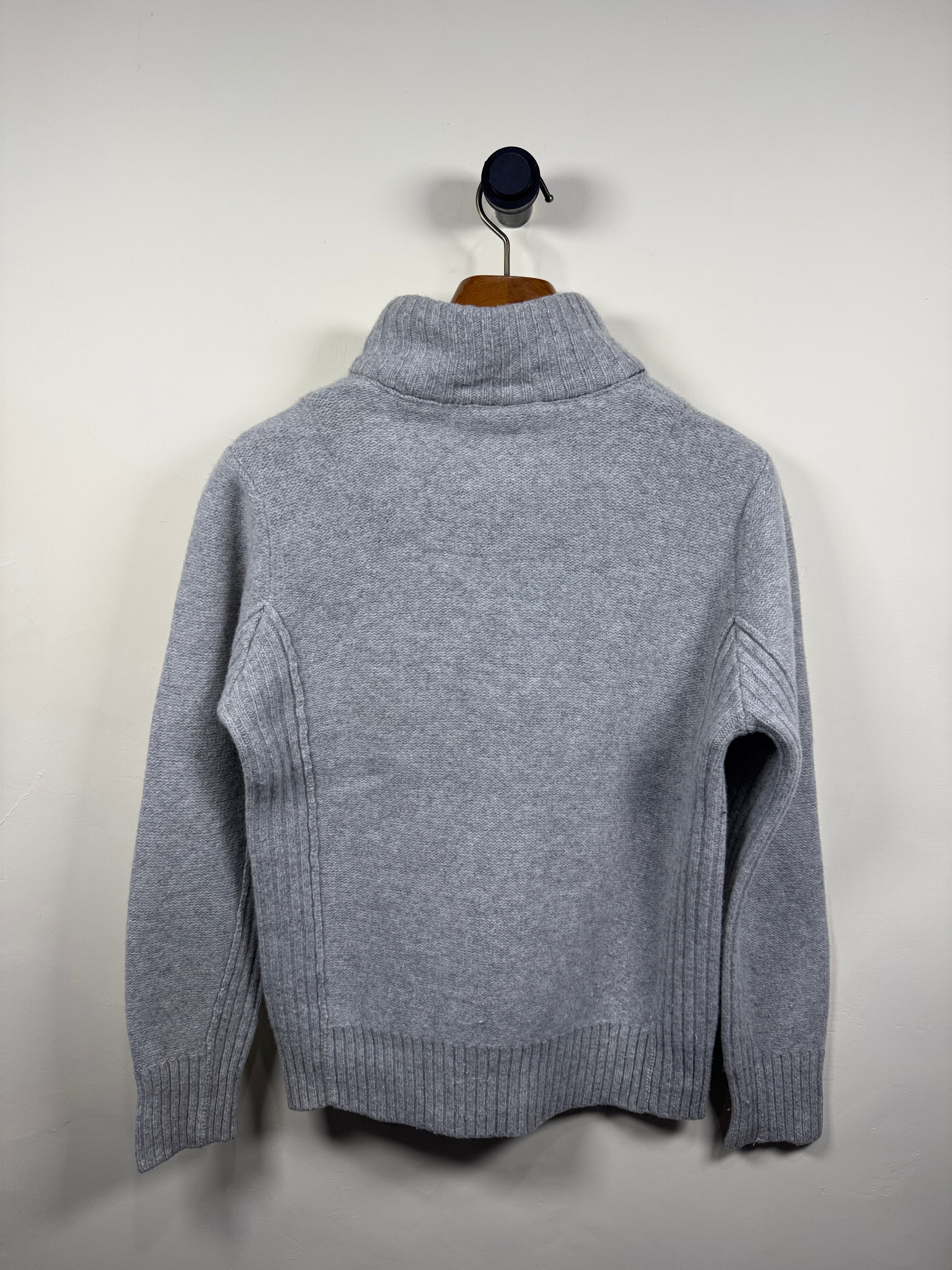 Next Lambswool Quarter Buttoned Sweater (Small)