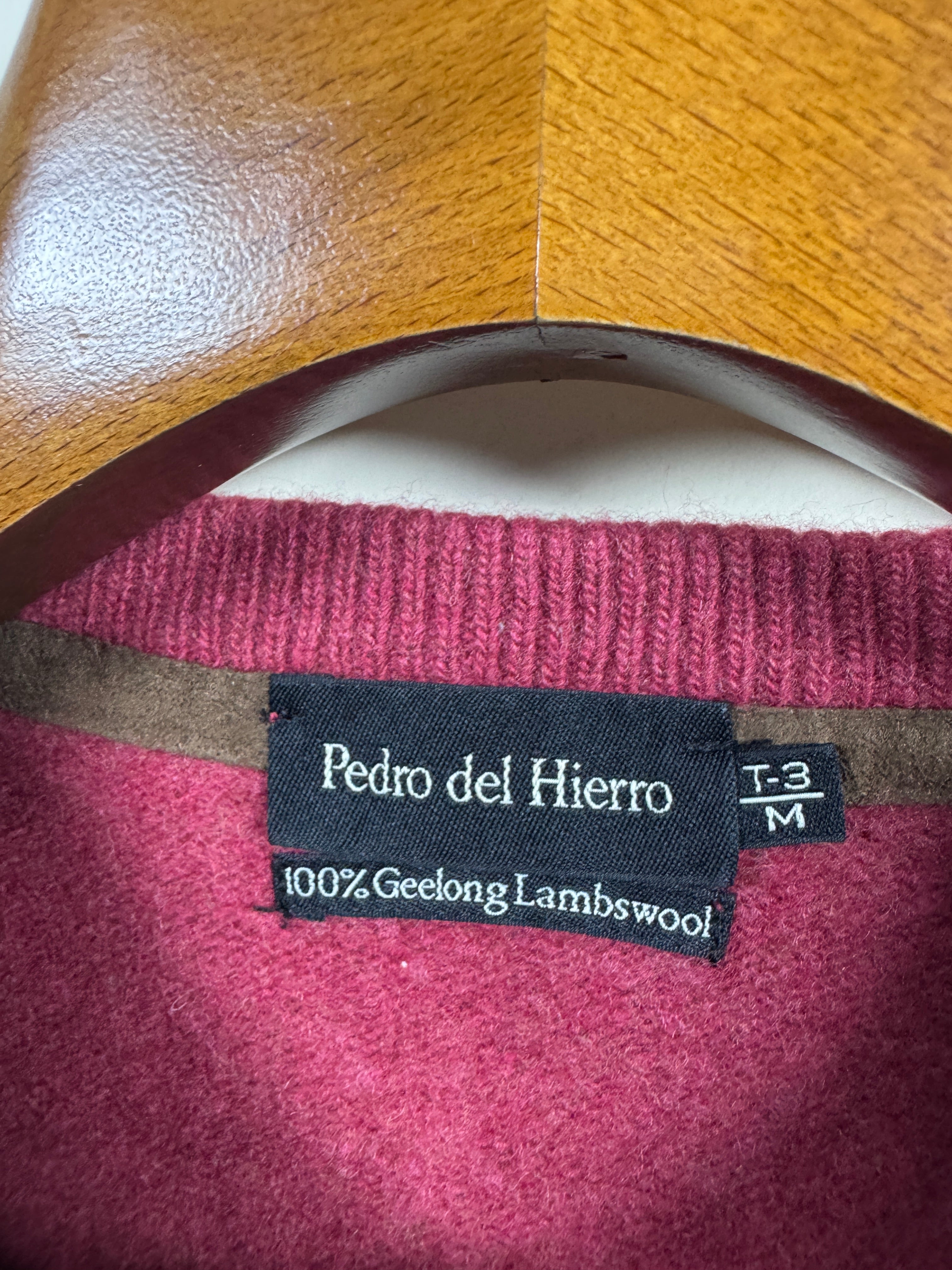 Pedro Del Hierro Geelong Lambswool Sweater (Small)