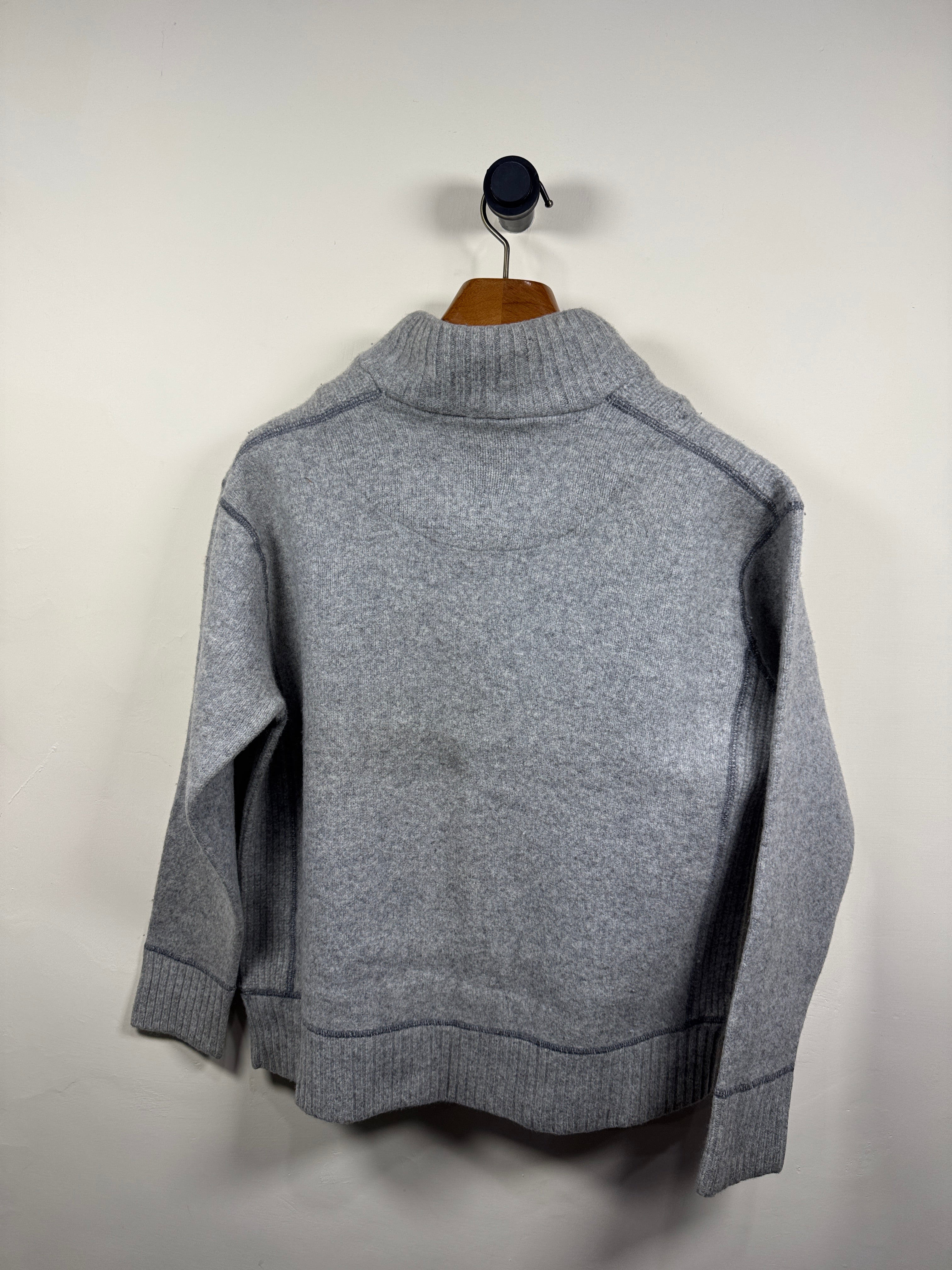 Next Lambswool Quarter Buttoned Sweater (Medium)