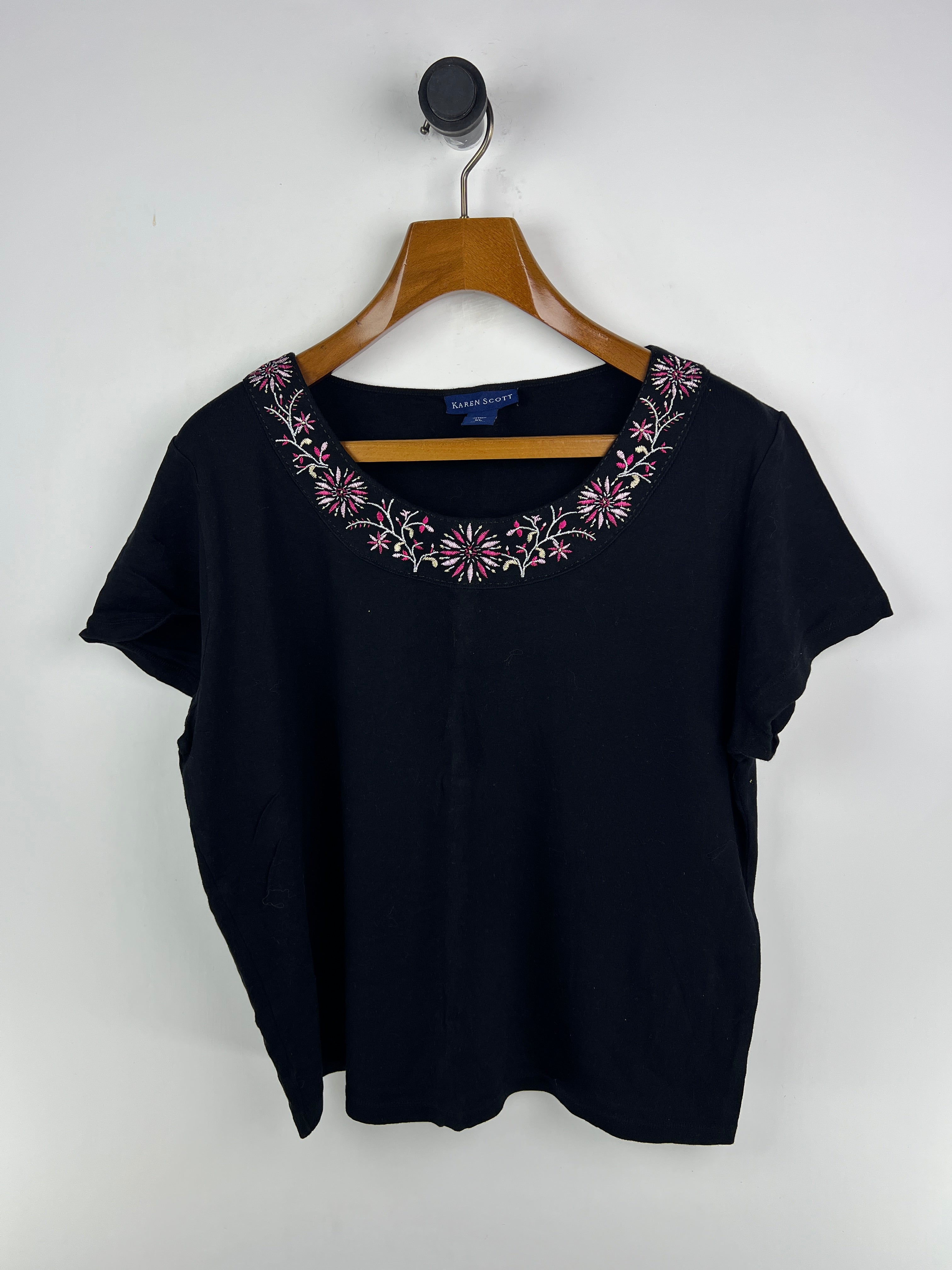 Karen Scott Blouse (Women) (Large/X-Large)