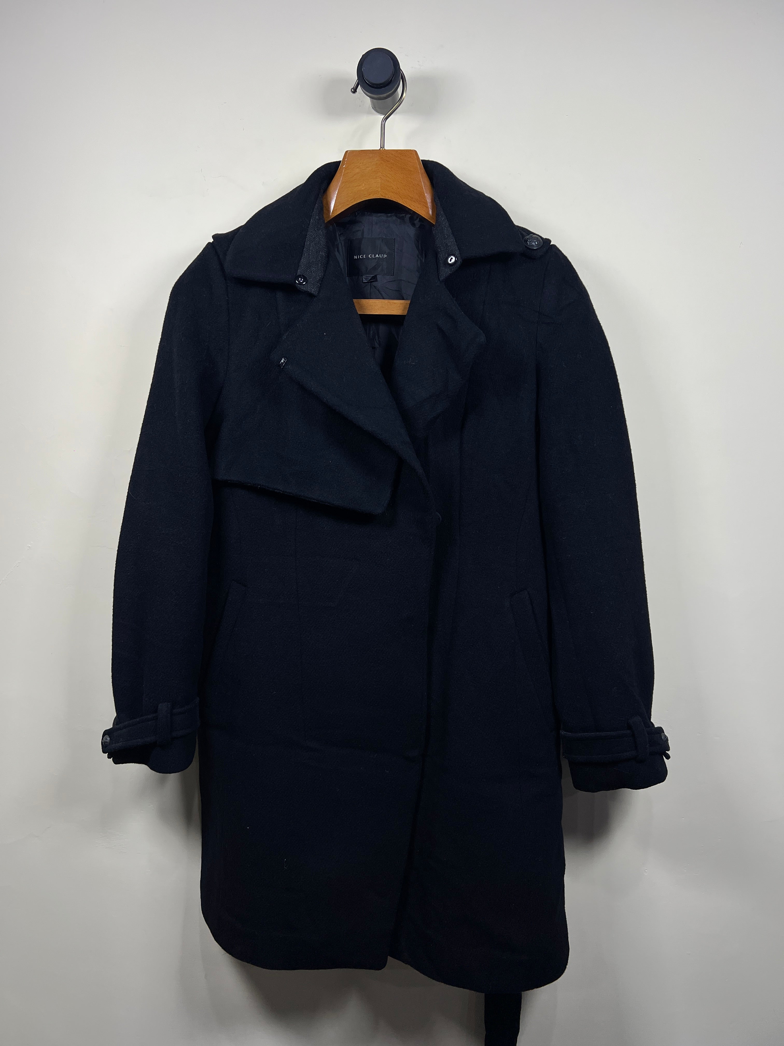Nice Claup Wool Long Coat (Women) (Small-Medium)