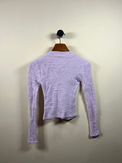 Nobo Crop Velvet Sweater (Women) (X-Small)