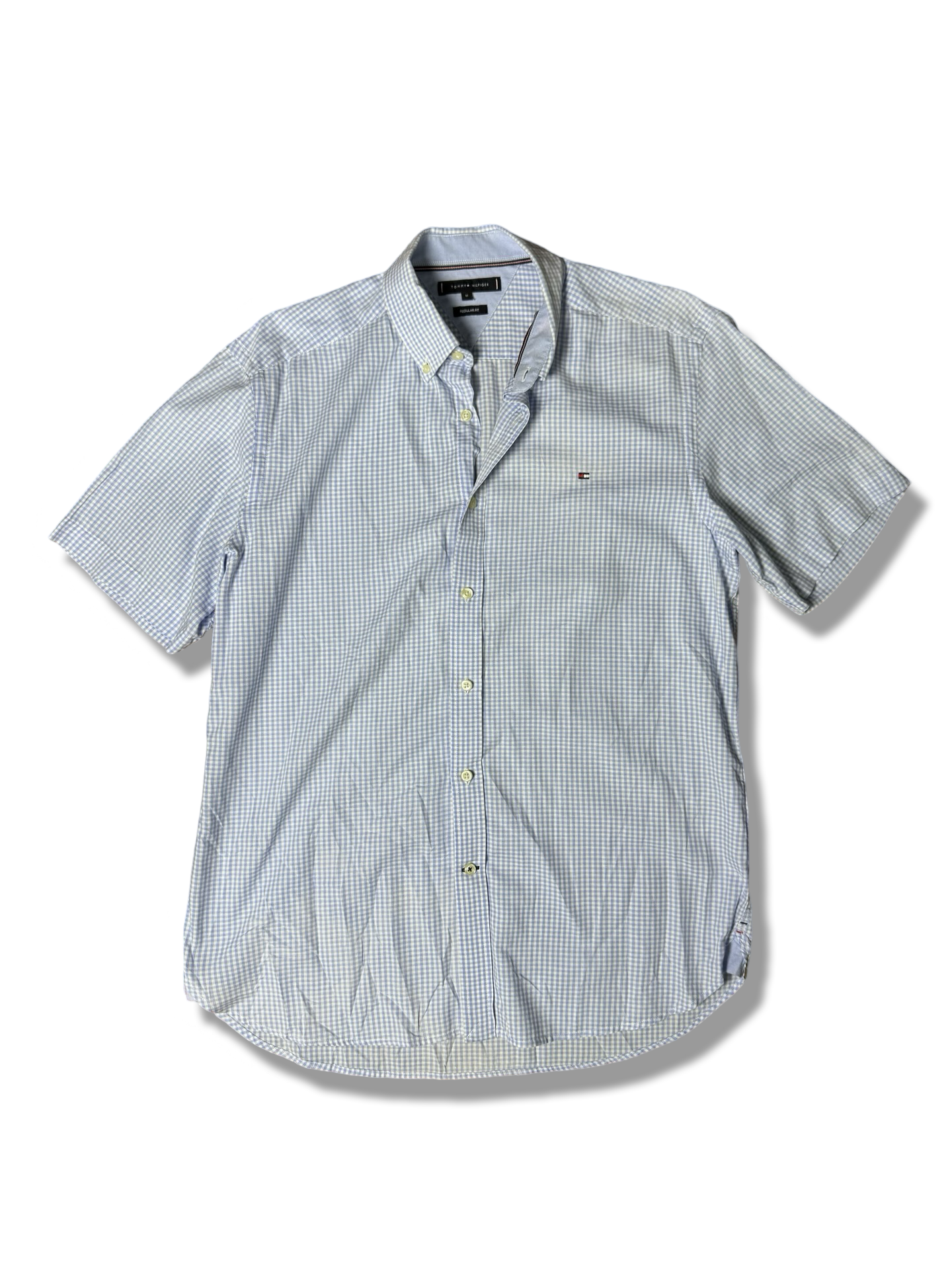 Tommy Hilfiger Buttoned Down Casual Shirt (Medium)