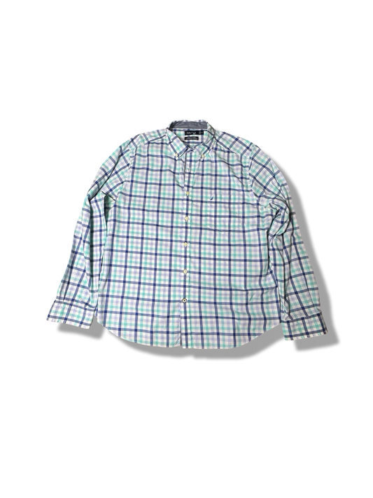 Nautica Buttoned Down Casual Shirt (X-Large)