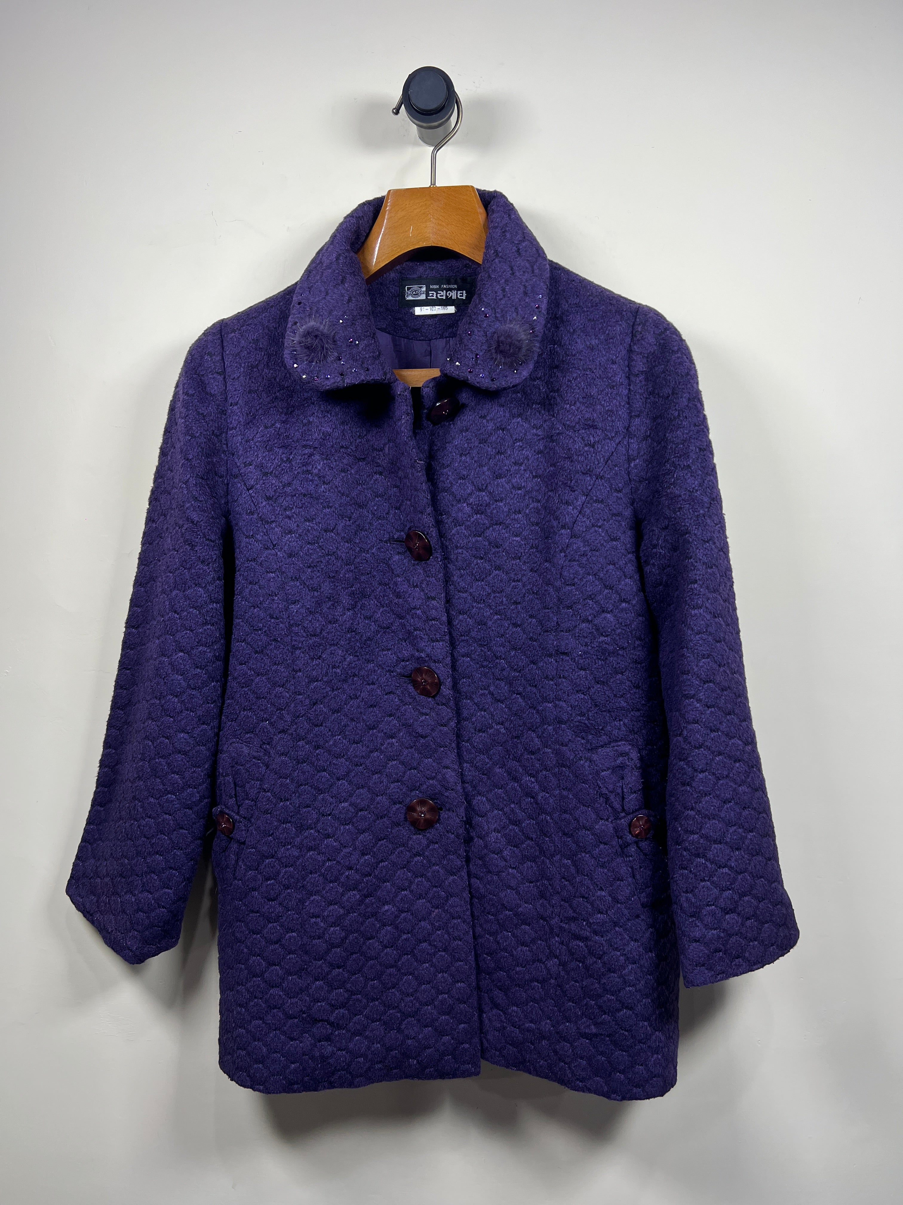 High Fashion Wool Long Coat (Women) (Medium-Large)