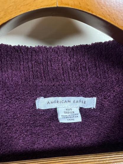 American Eagle Velvet Sweater (Women) (X-Large)