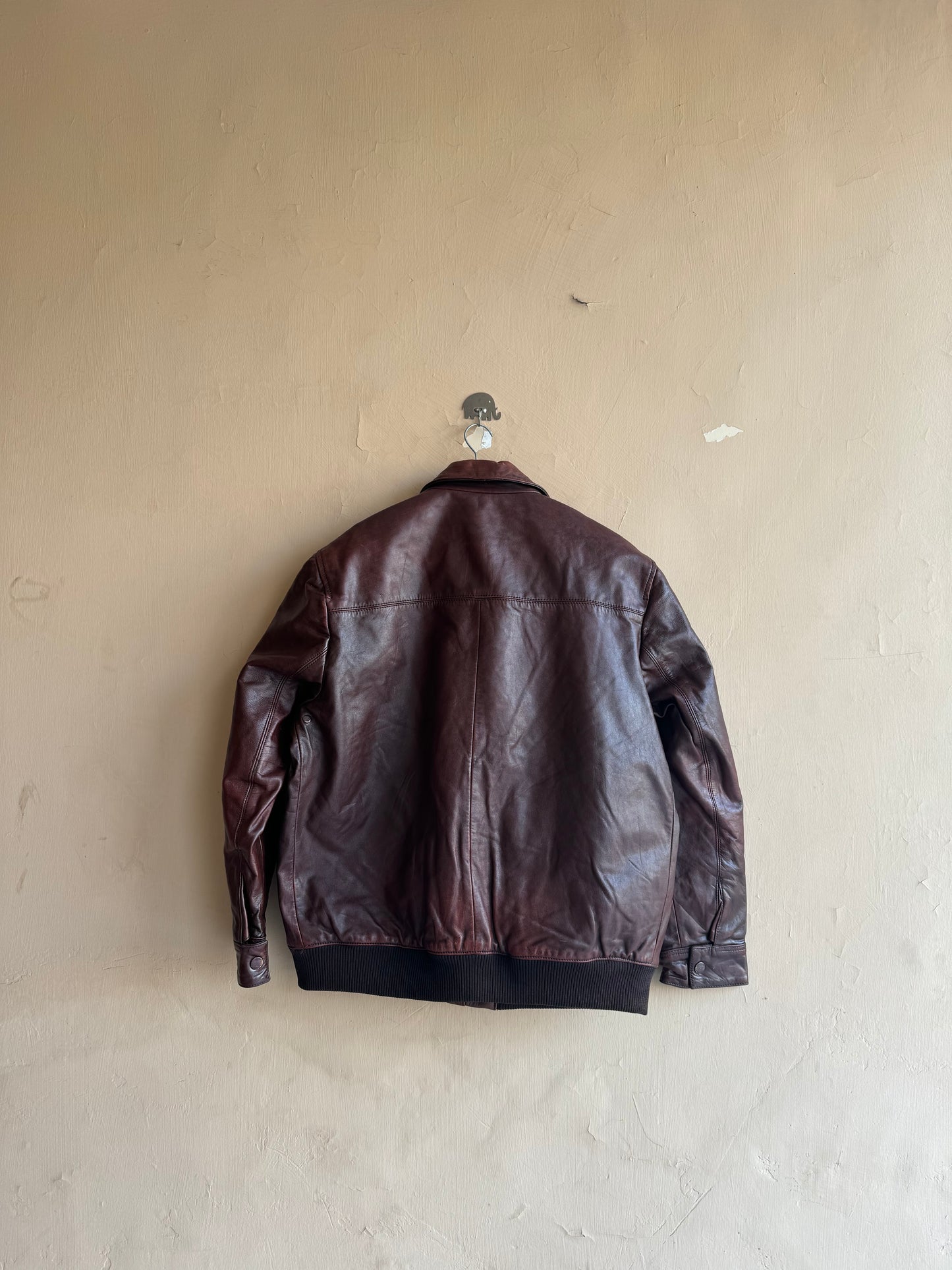 Pedro Del Hierro Leather Jacket (Large)