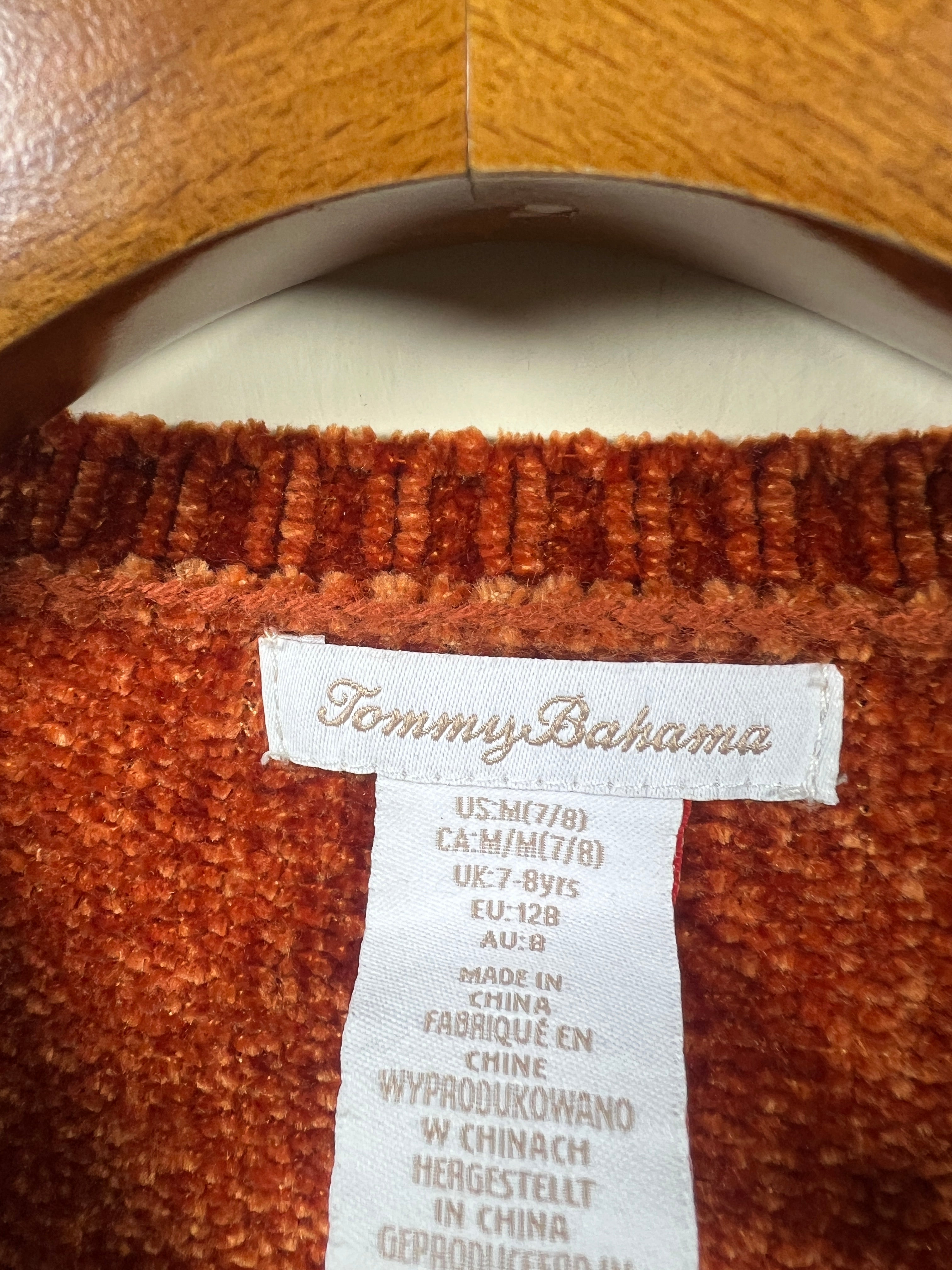 Tommy Bahama Crop Velvet Sweater (Women) (Small)