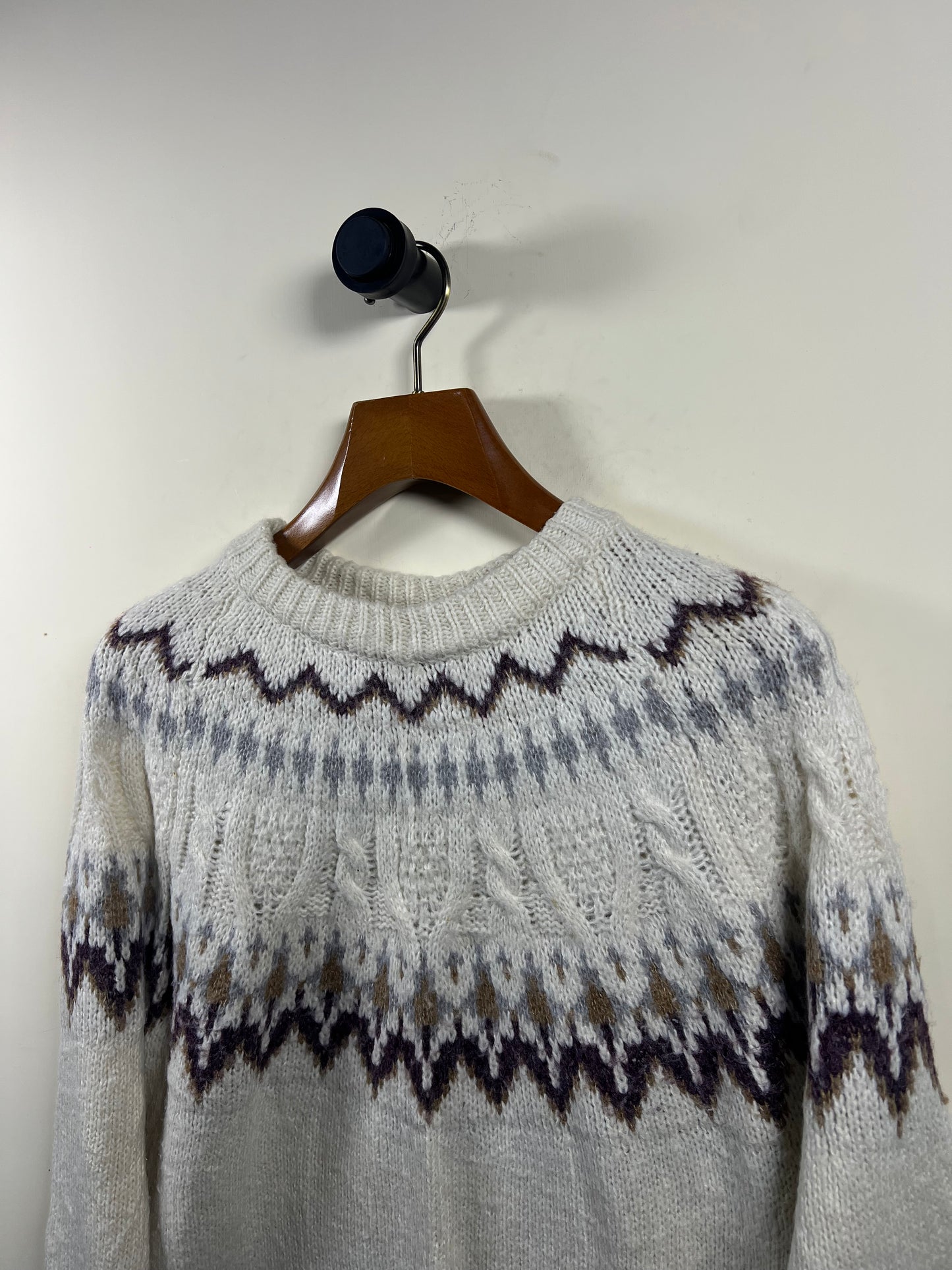 Lambswool Knitted Sweater (Women) (Large/X-Large)