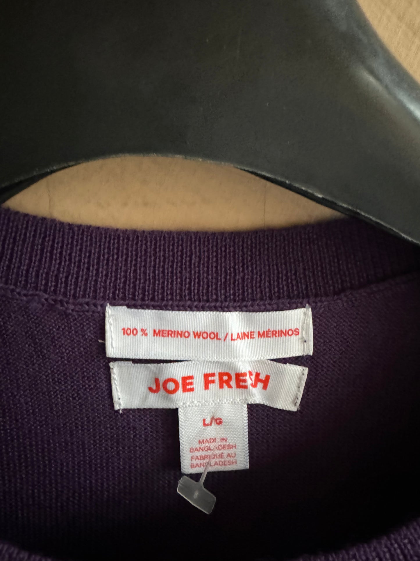 Joe Fresh Merino Wool Sweater (Medium)