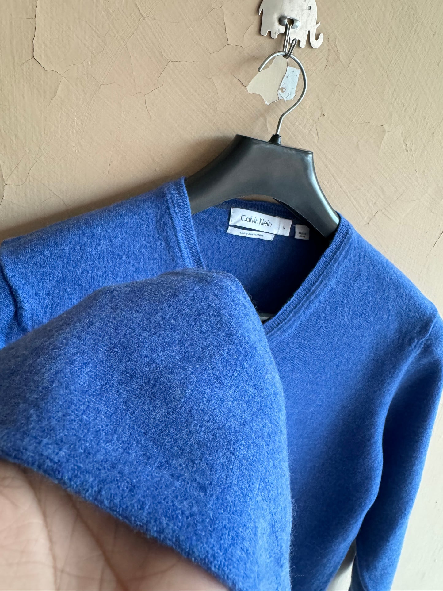 Calvin Klein Extra Fine Merino Wool Sweater (Small)