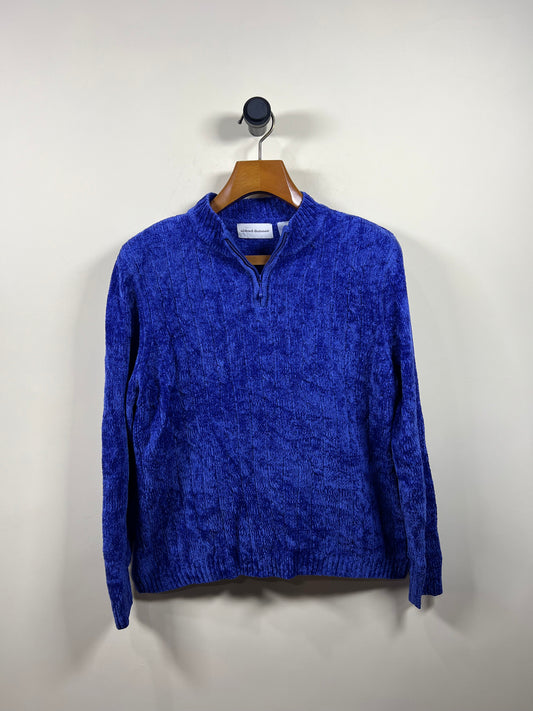 Alfred Dunner Velvet Sweater (Women) (Large)