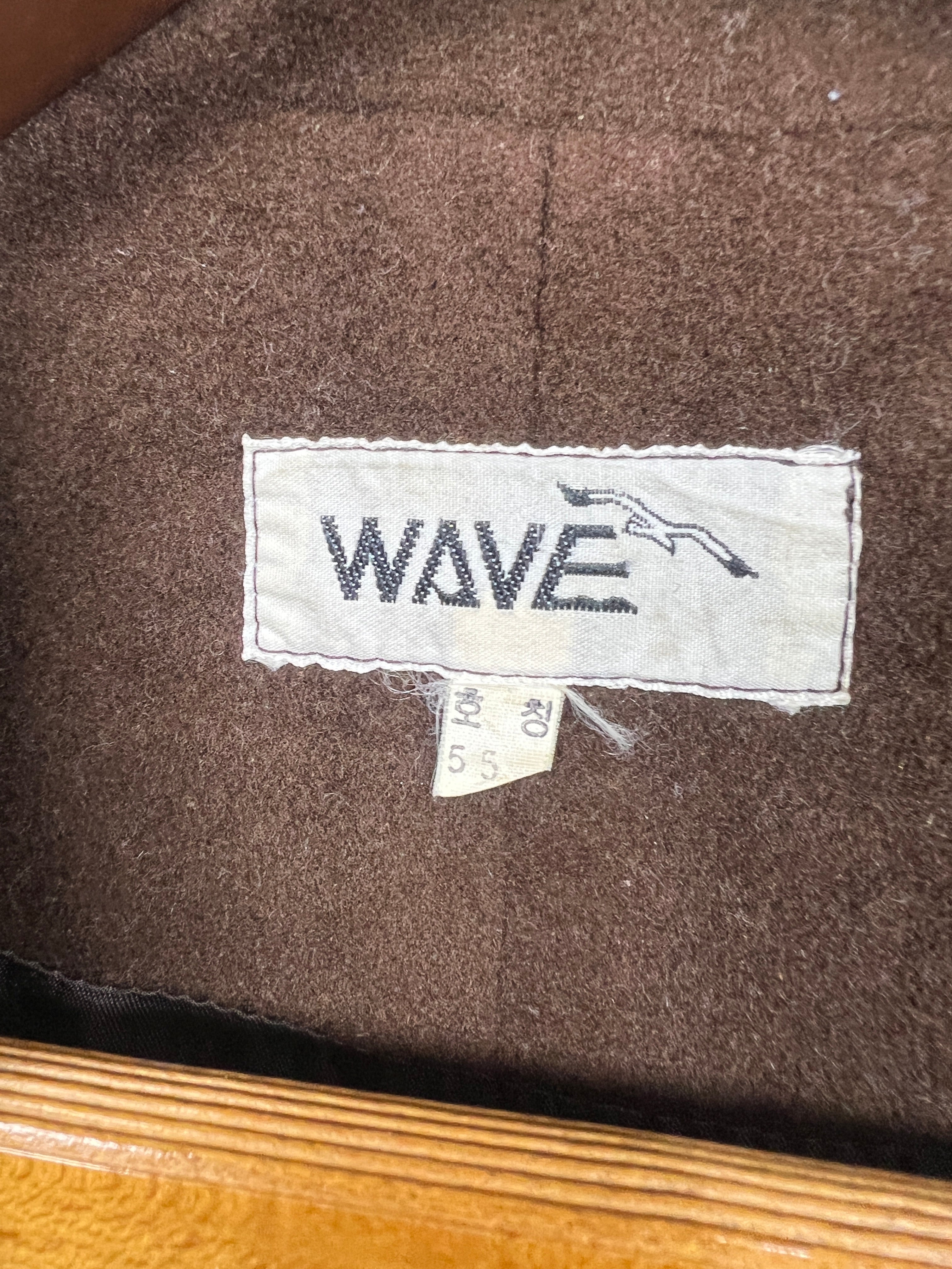 Wave Wool Long Coat (Women) (X-Large)
