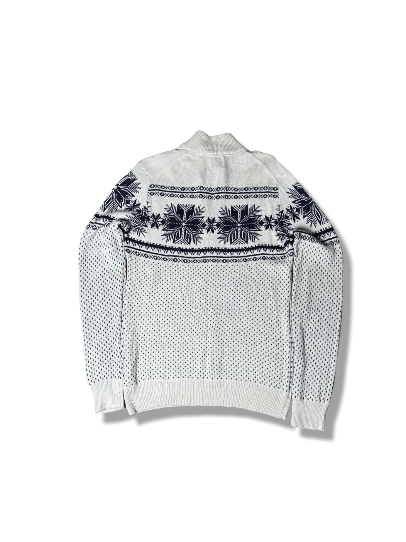 Aspen Oversized Wool Zipper Sweater (Medium)