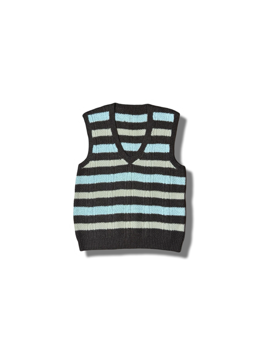 Knitted Sleeveless Sweater (F) (Small-Medium)