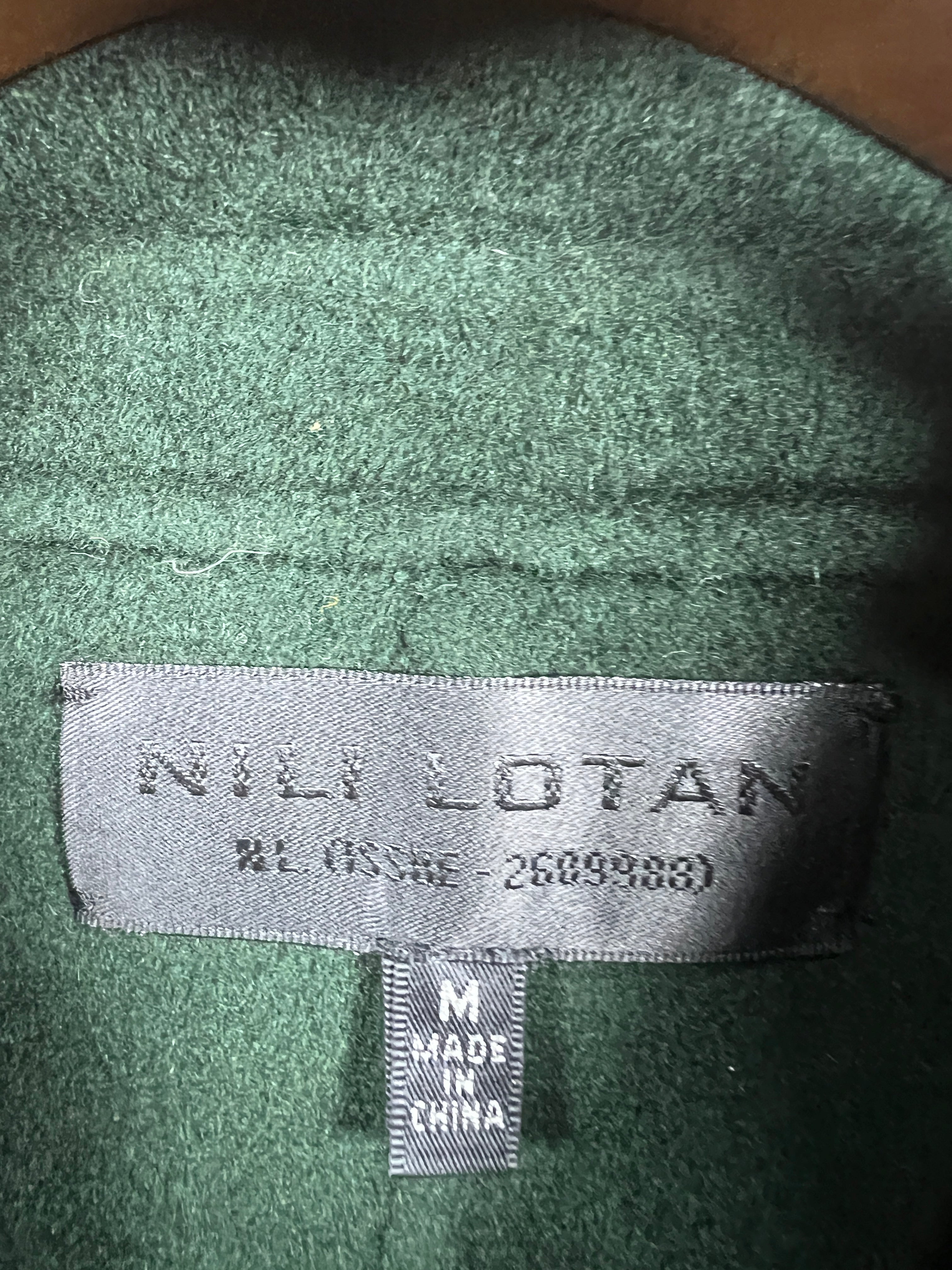 Nili Lotan Wool Long Coat (Women) (Large/X-Large)