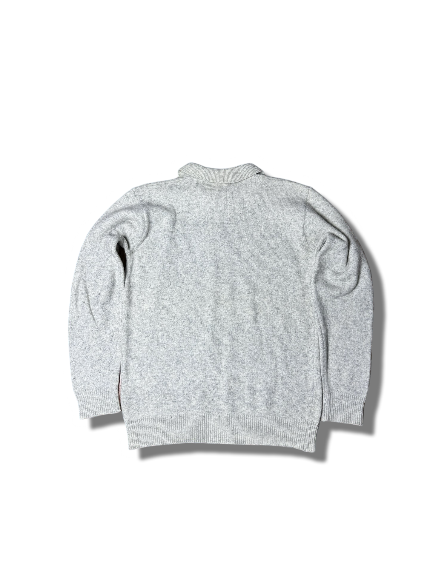 Old Money Job Basic Wool Sweater (Medium)