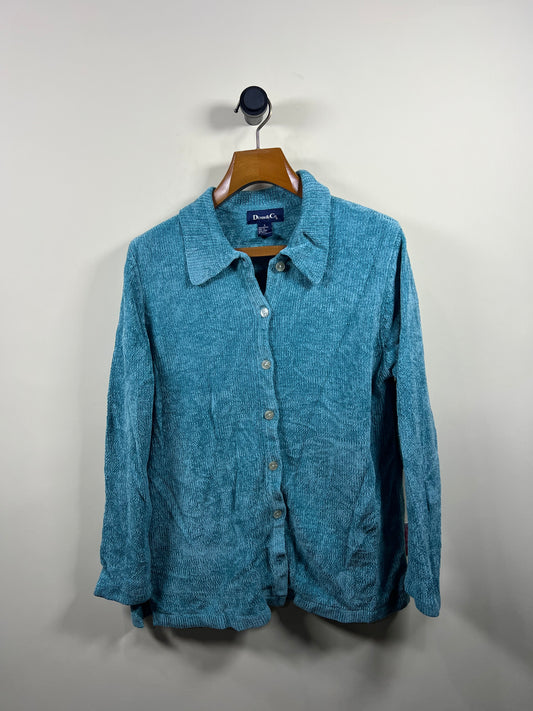 Denim & Co Velvet Sweater (Women) (Large/X-Large)