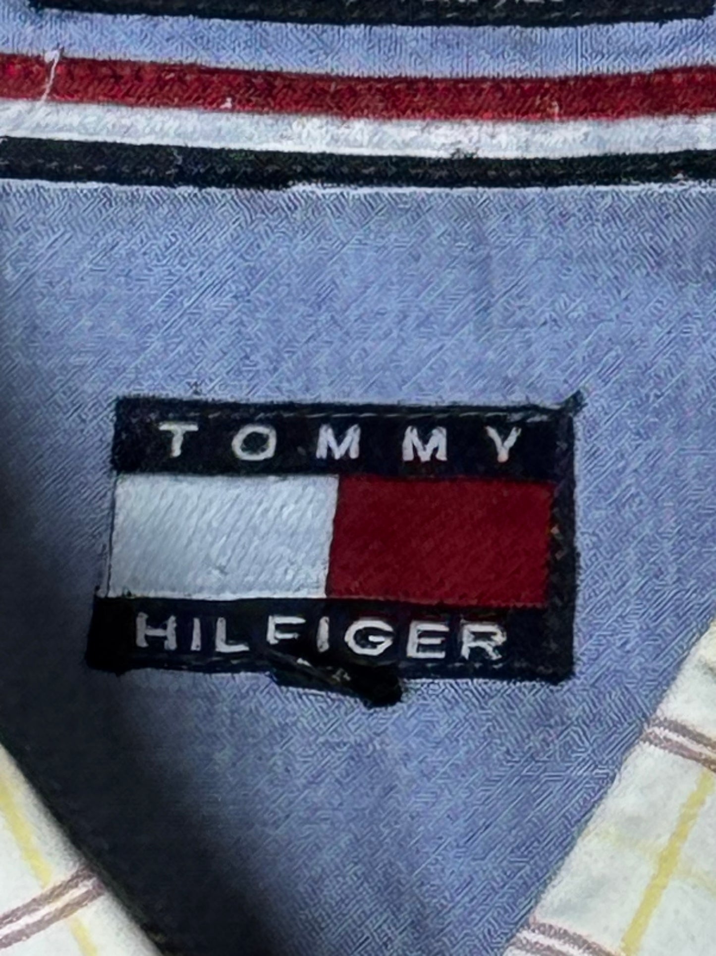 Tommy Hilfiger Buttoned Down Casual Shirt (Large)