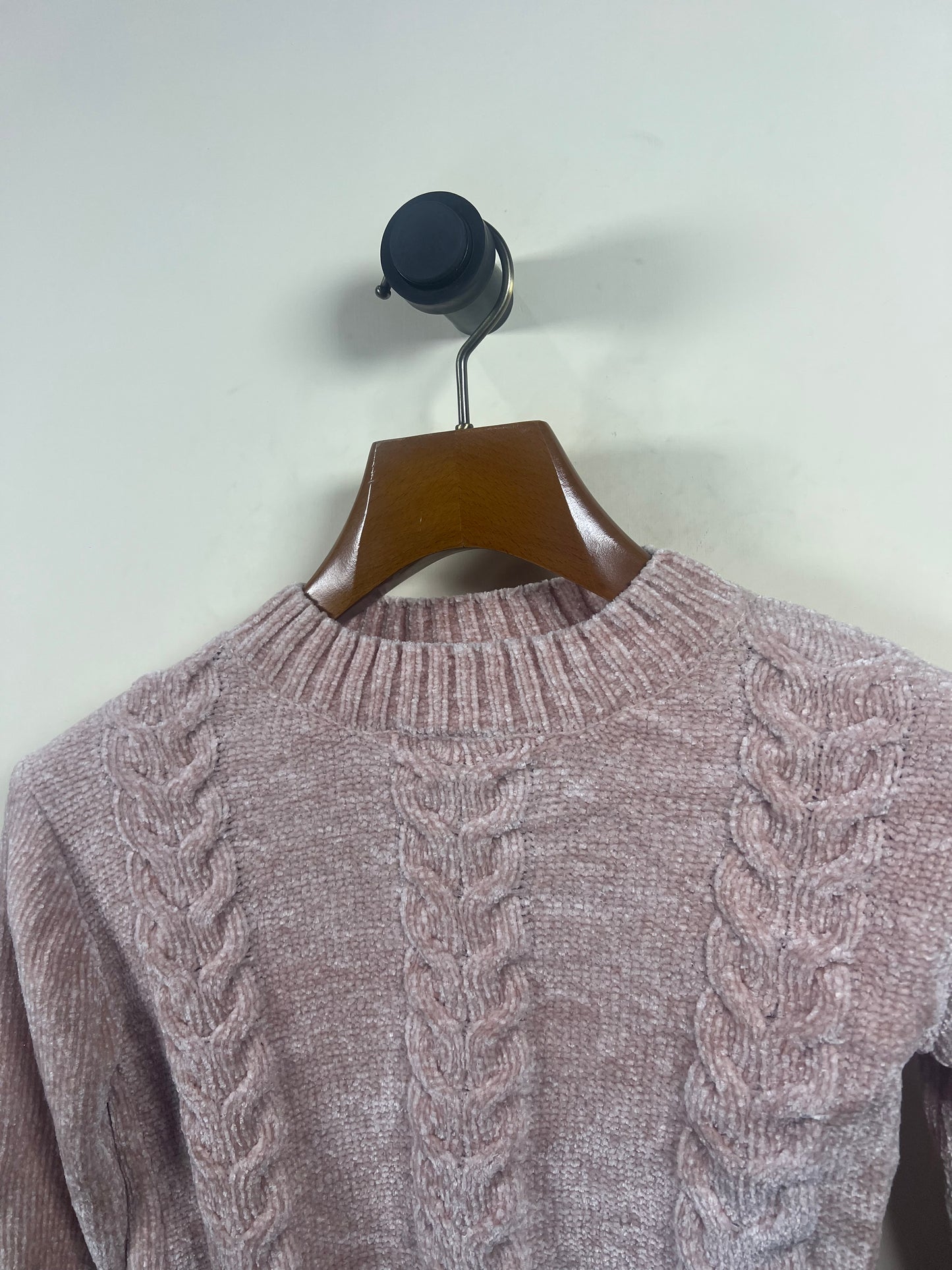 Crop Velvet Sweater (Women) (Small)