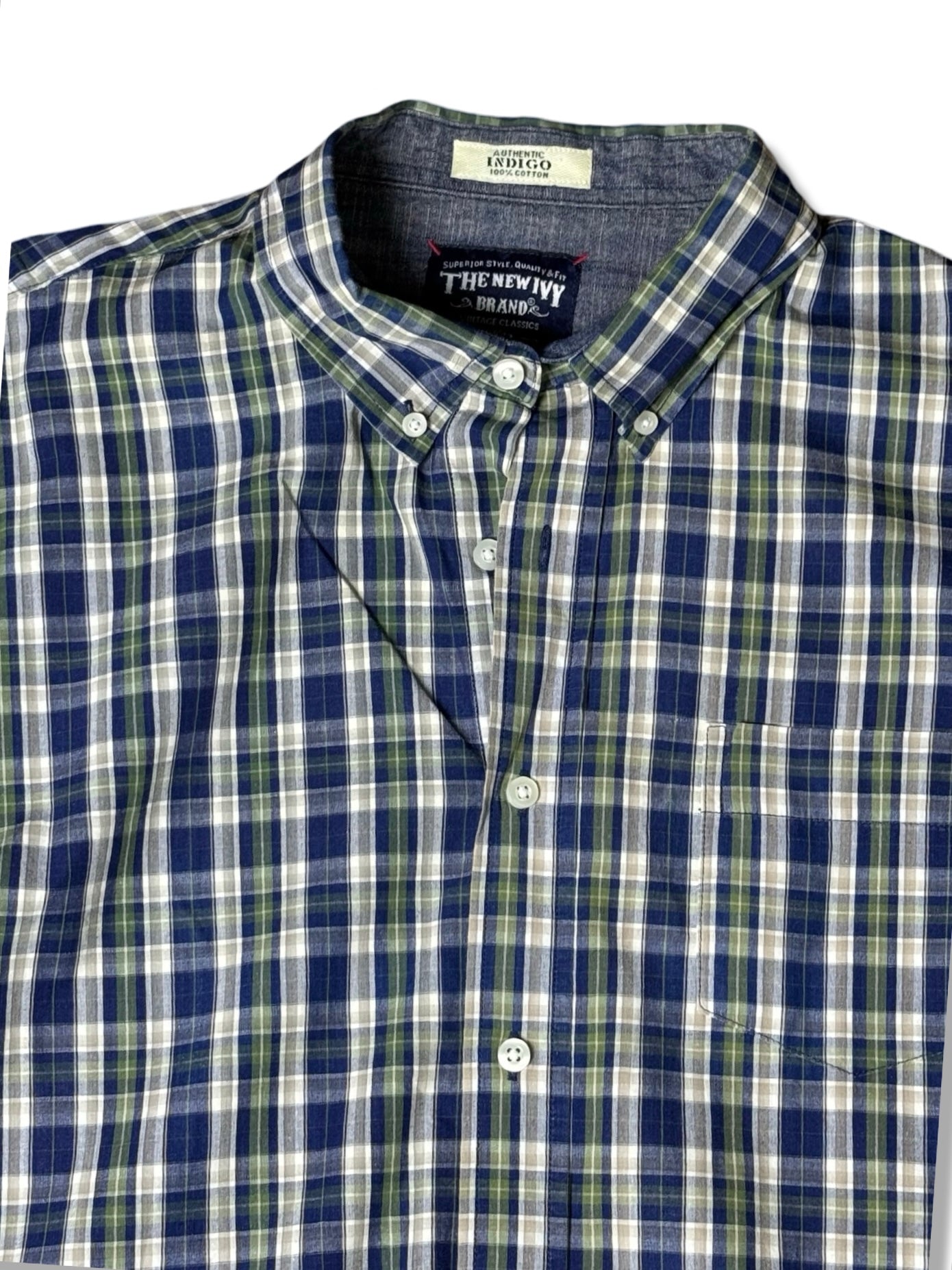 New Ivy Buttoned Down Casual Shirt (X-Large)