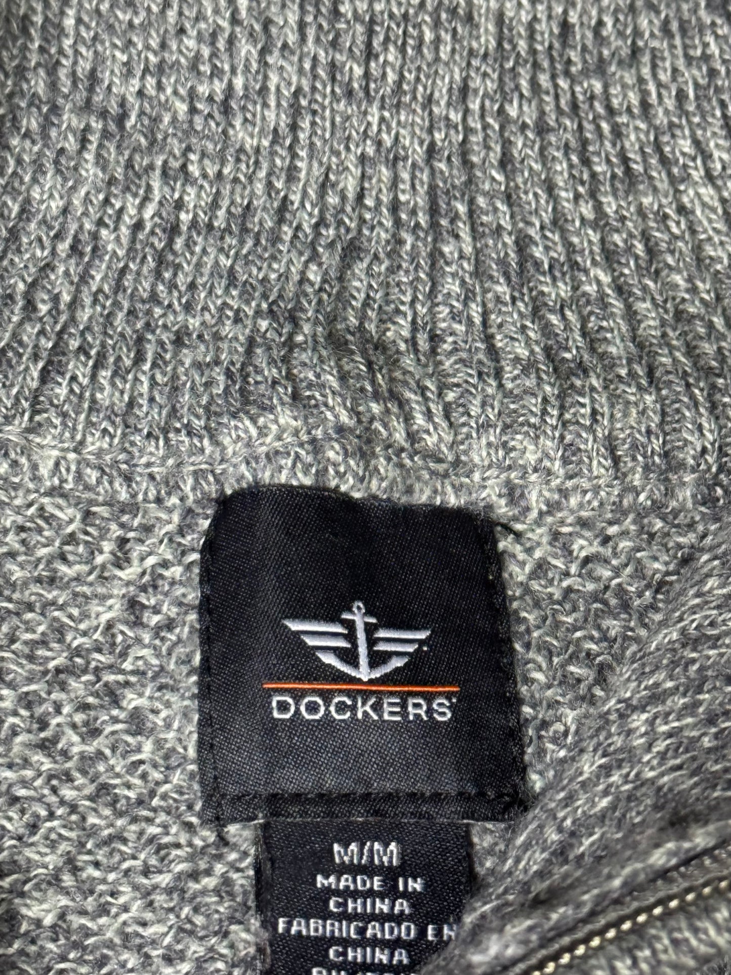 Dockers Zipper Wool Sweater (Medium-Large)