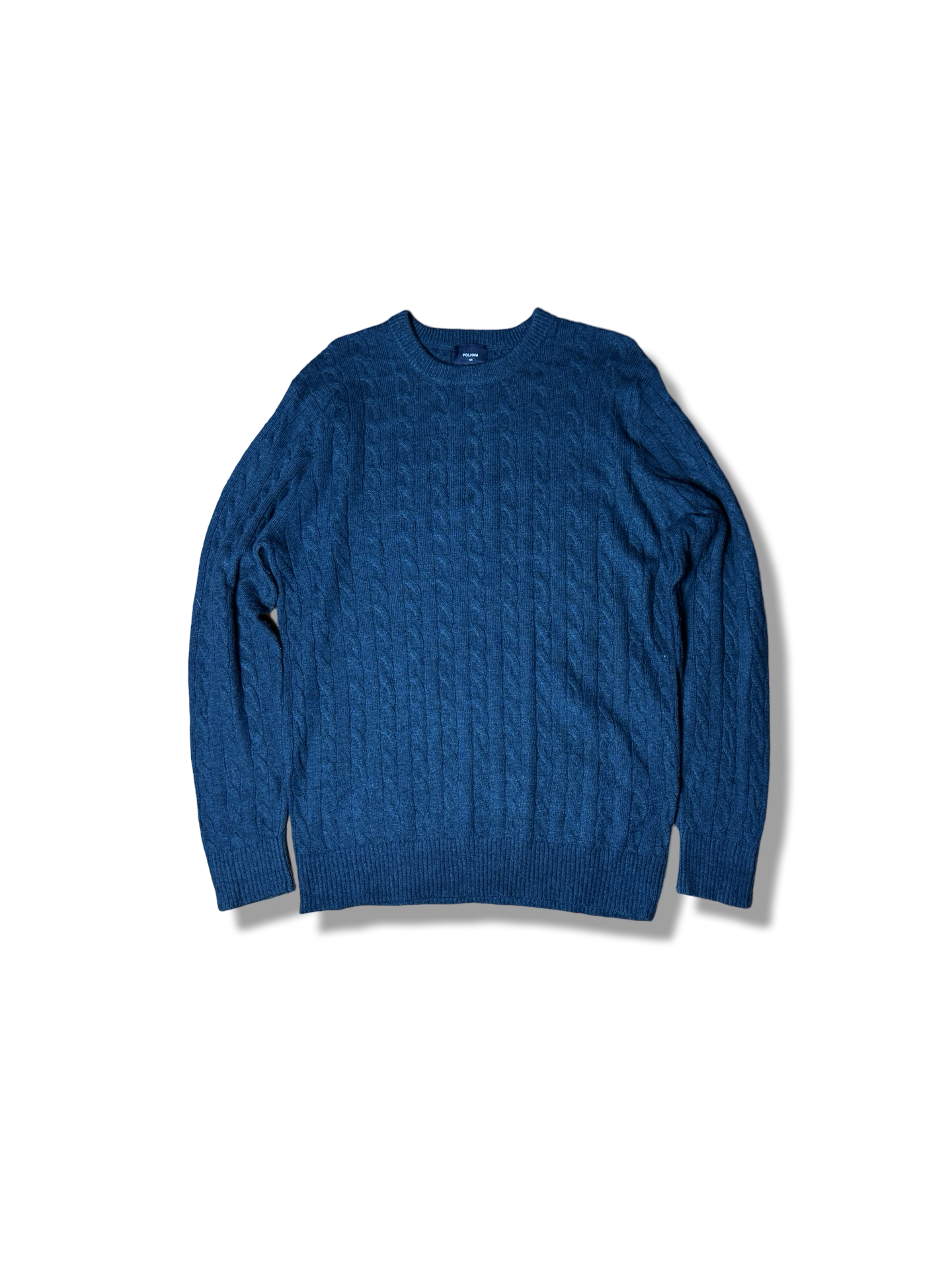 Polham Cable Knit Wool Sweater (Large)