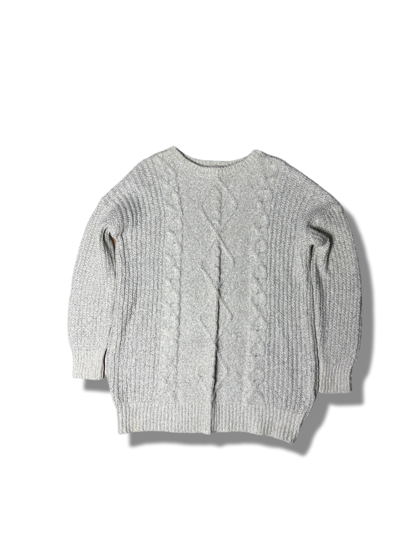 Arnaldo Bassini Cable Knit Wool Sweater (F) (Large)