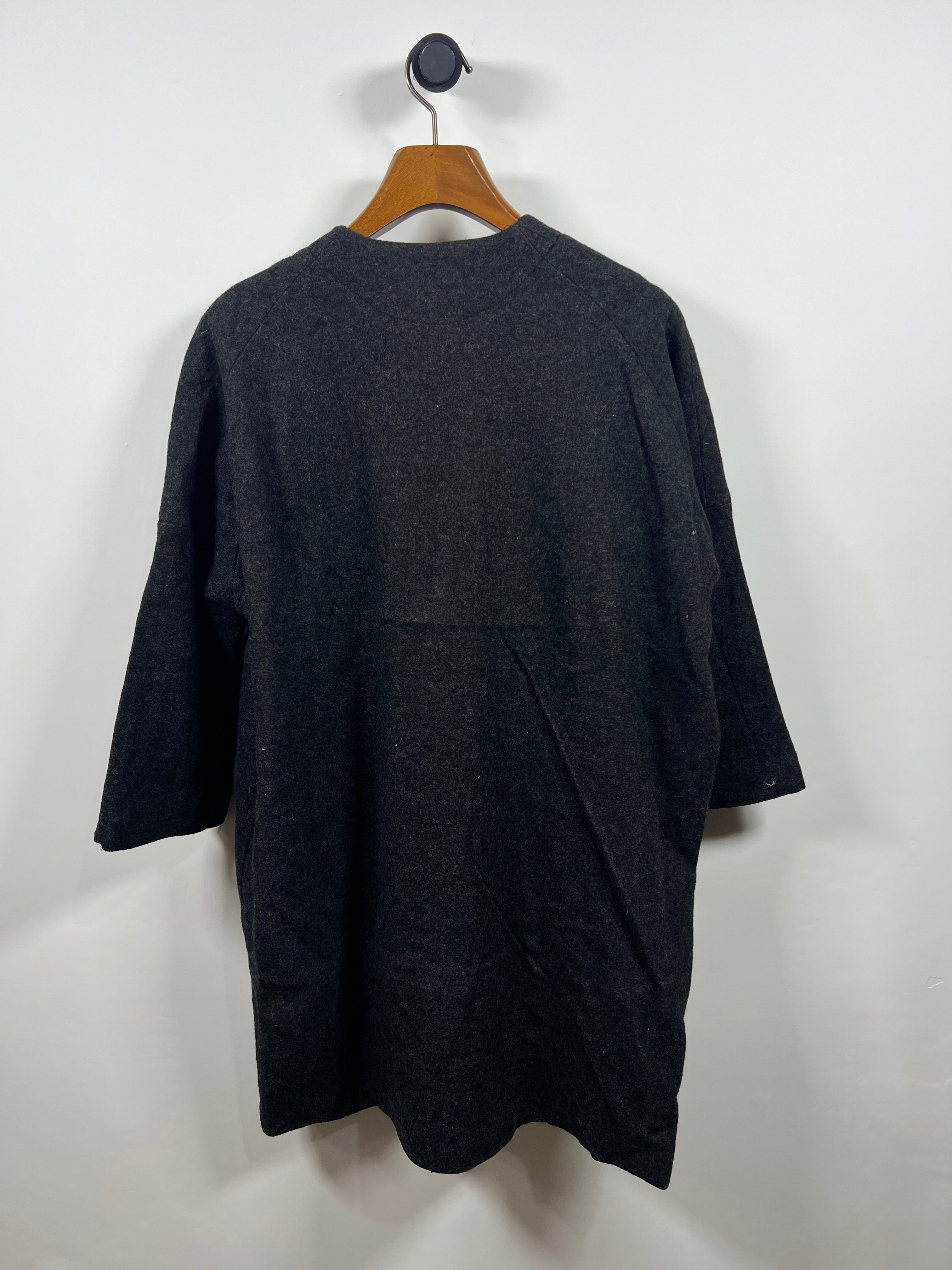 Poly Bag Wool Long Coat (Women) (XX-Large)