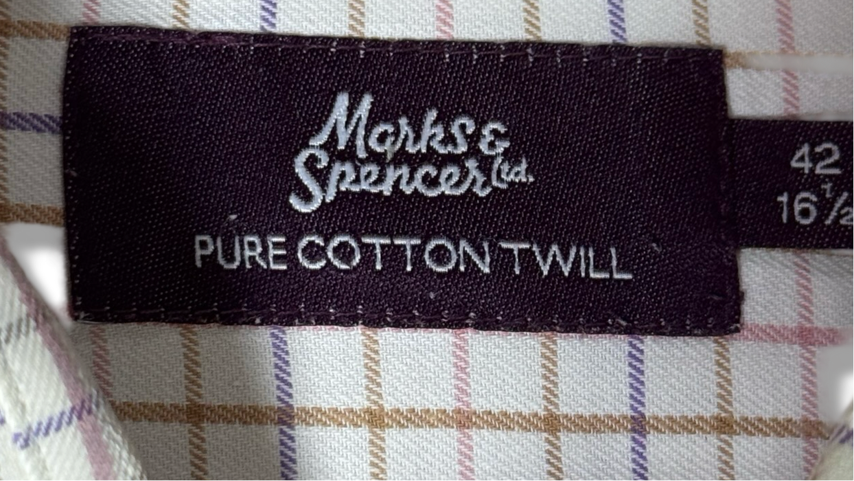 Marks&Spencer Buttoned Up Casual Shirt (X-Large)