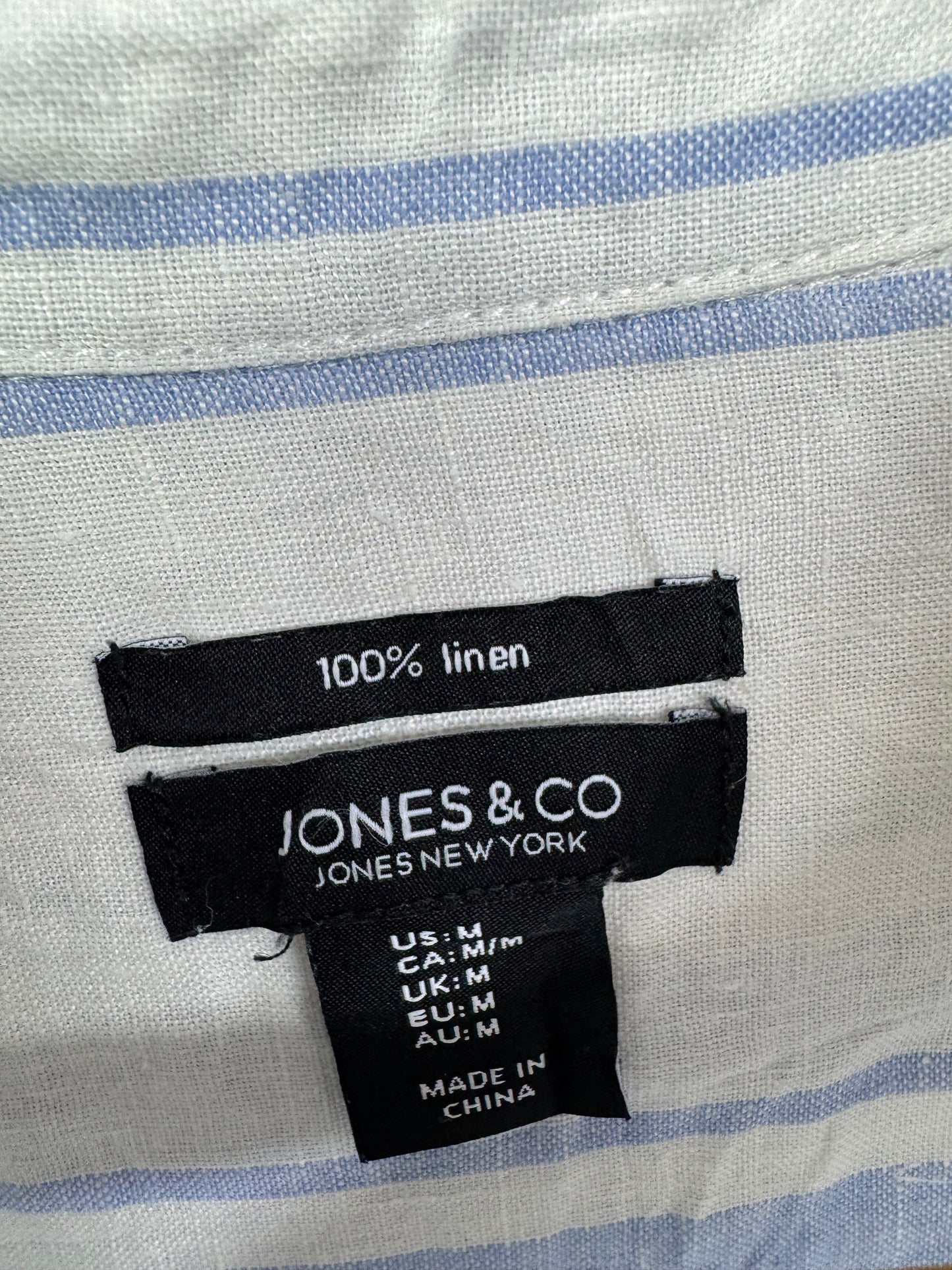 Jones New York Linen Blouse (Women) (Medium-Large)