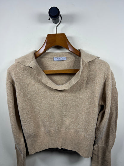 The Ray Lambswool Crop Sweater (Women) (Small-Medium)