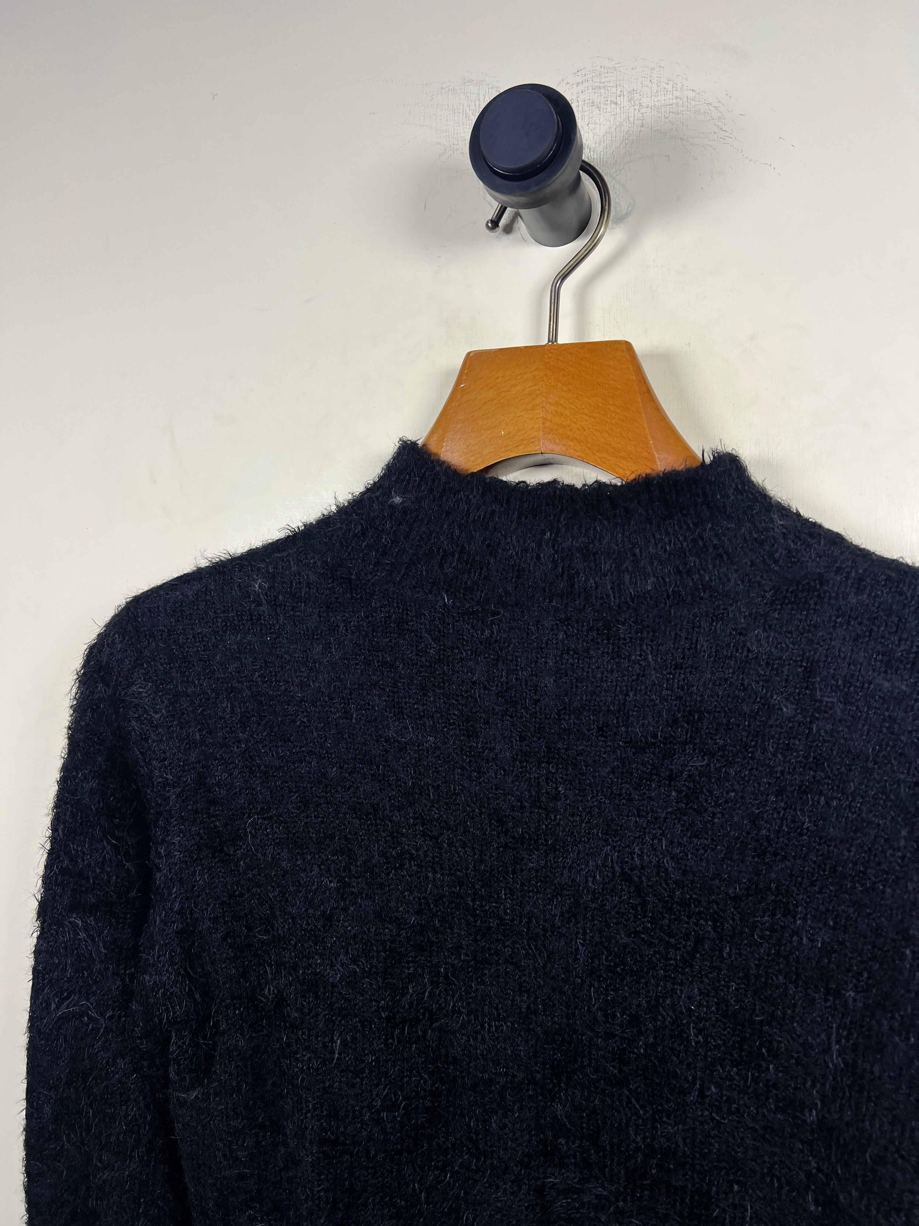 Shein Mockneck Velvet Sweater (Women) (Small)