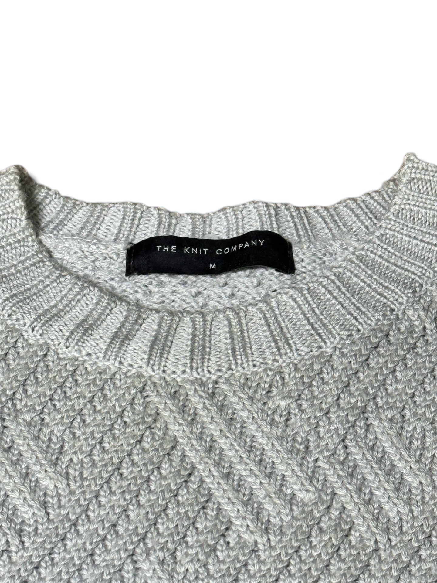 The Knit Company Cable Knit Wool Sweater (Medium)