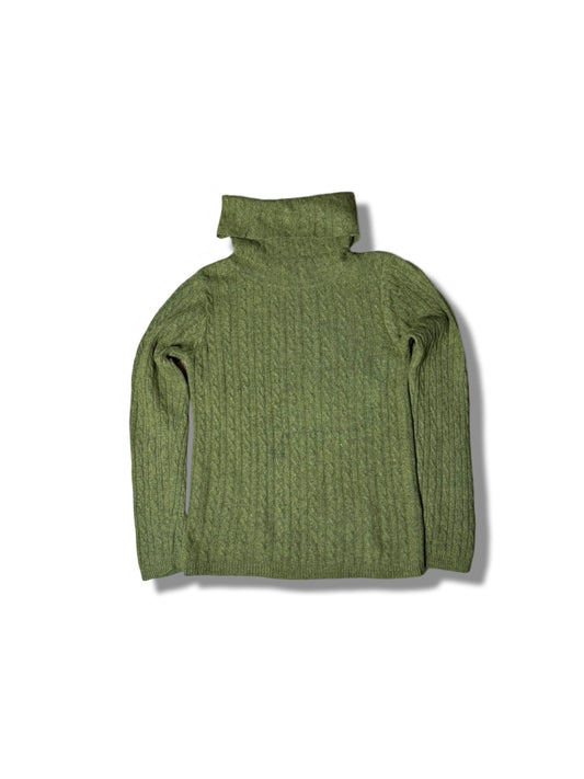 Boo Hoo Cable Knit Turtle Neck Sweater (Small)