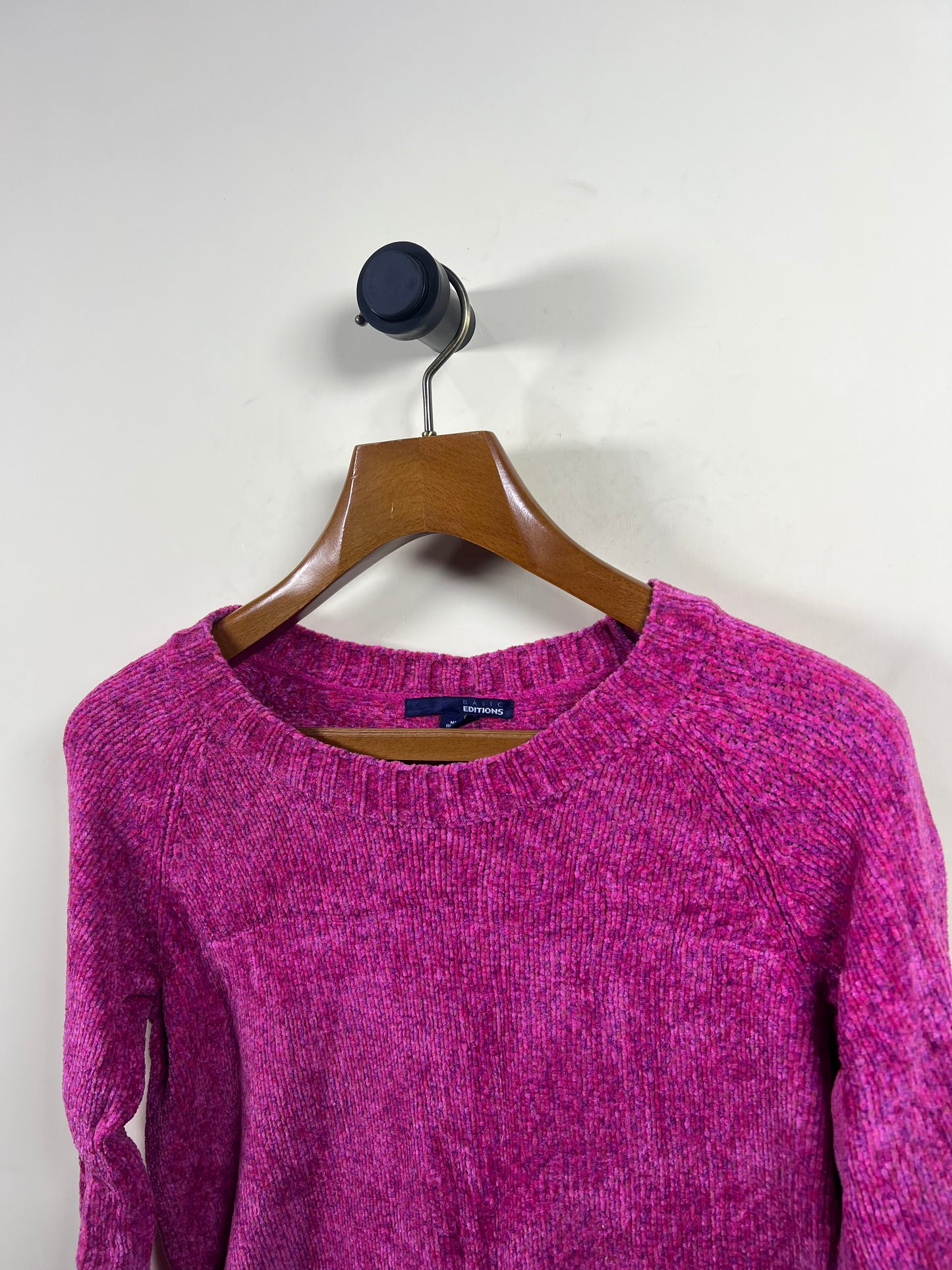 Basic Edition Velvet Sweater (Women) (Small-Medium)
