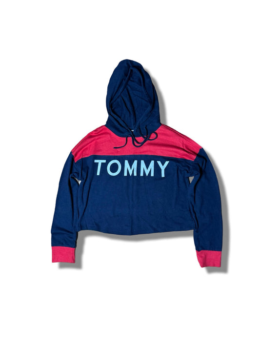 Tommy Hilfiger Cropped Hoodie (F) (Medium-Large)