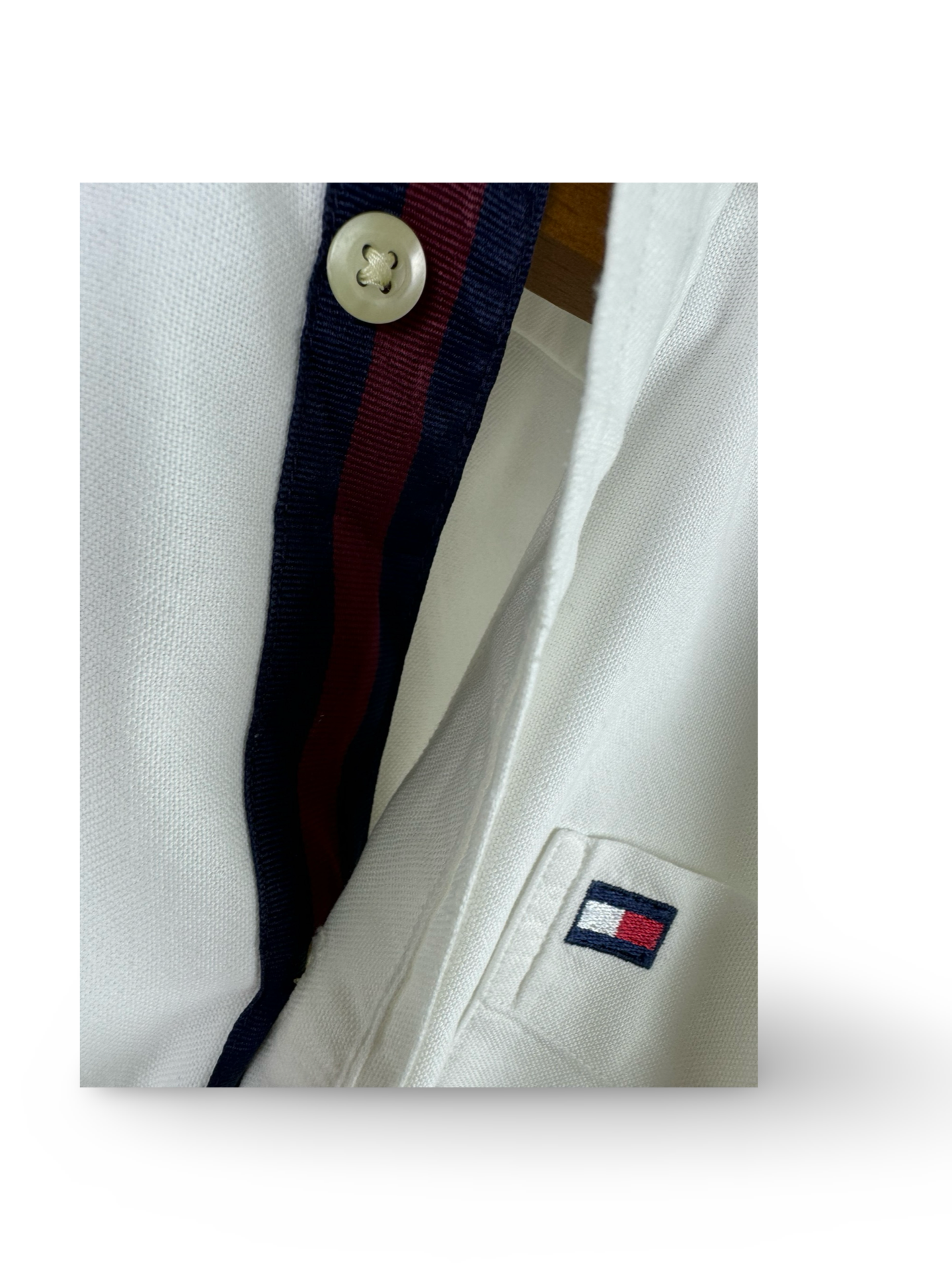 Tommy Hilfiger Buttoned Down Dress Shirt (Medium-Large)