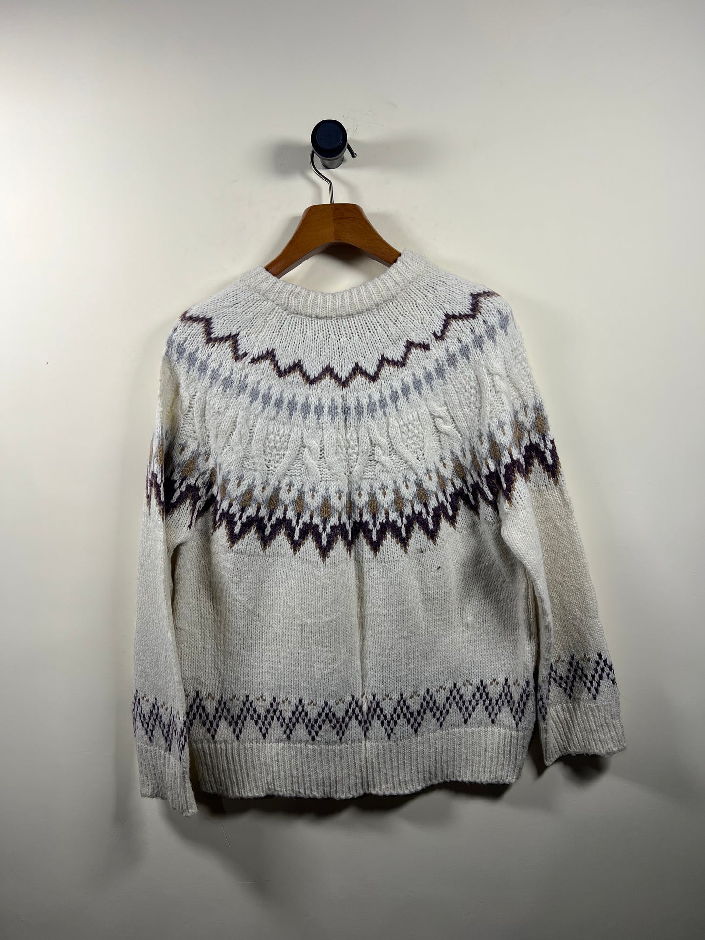 Lambswool Knitted Sweater (Women) (Large/X-Large)