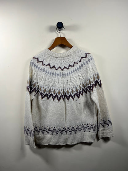 Lambswool Knitted Sweater (Women) (Large/X-Large)