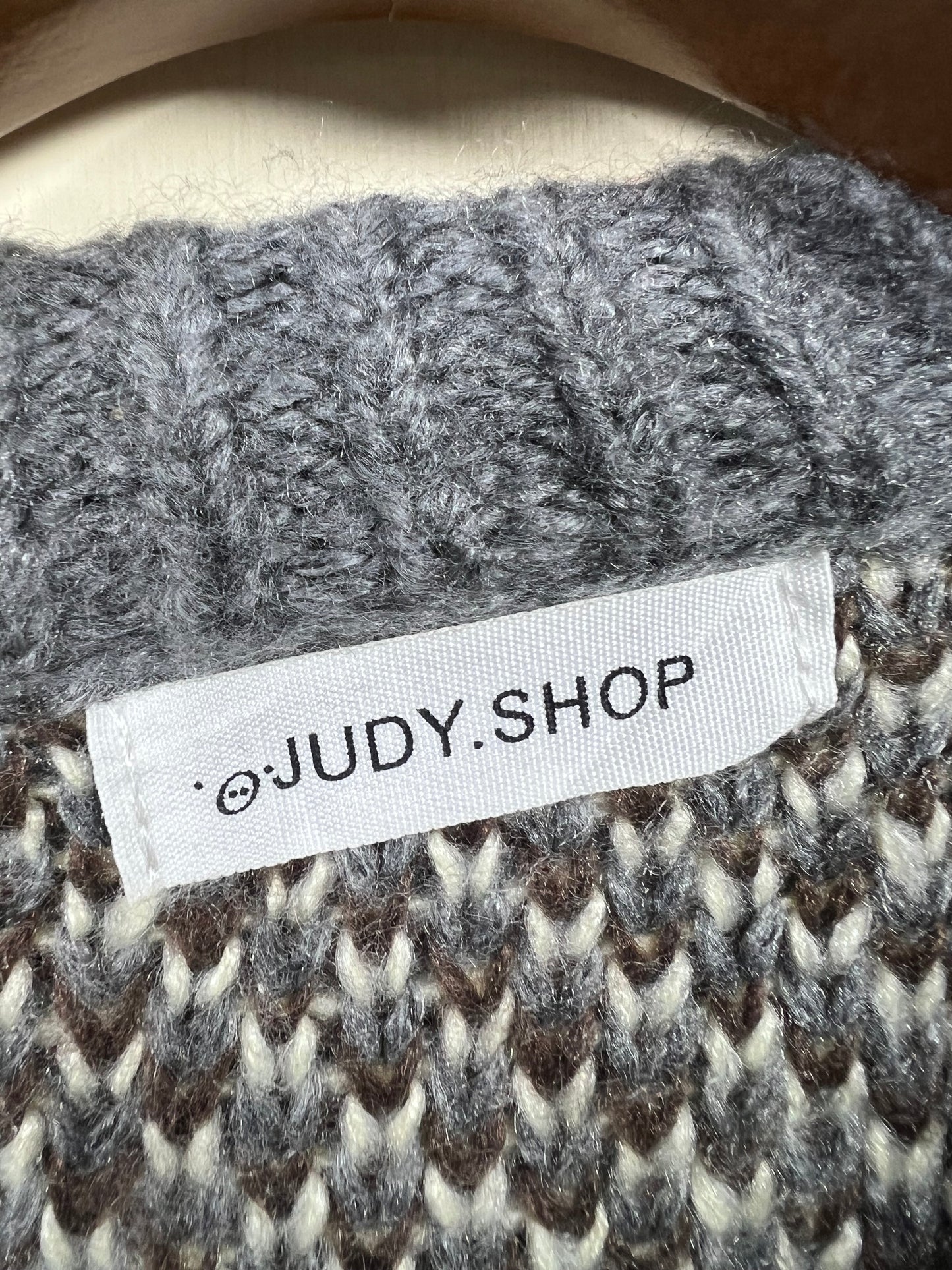 Judy Shop Cable Knitted Sweater (Women) (Large/X-Large)