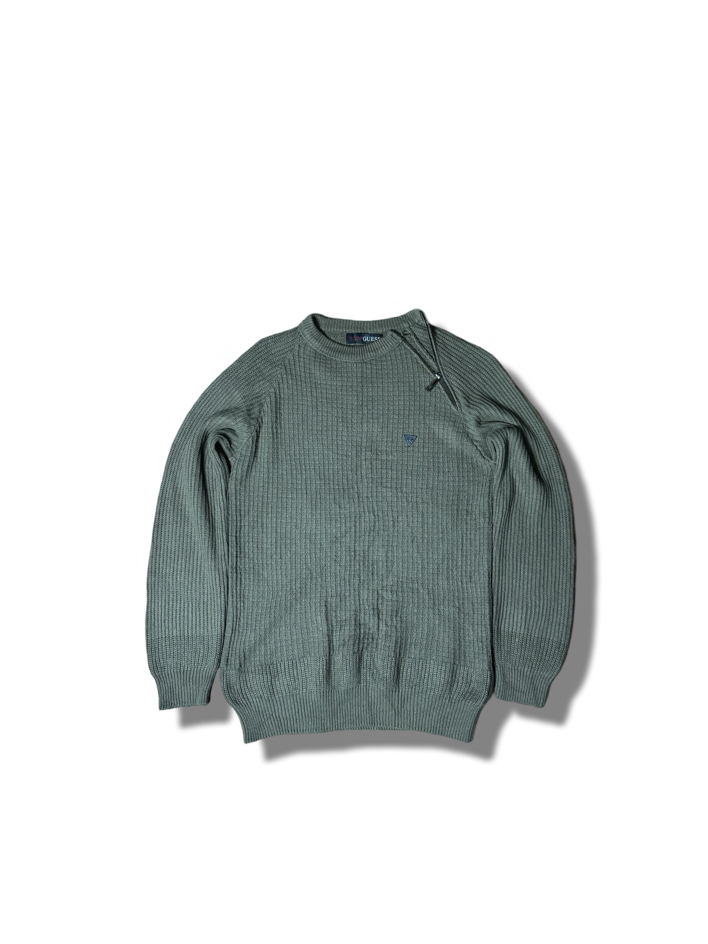 Guesss Wool Zipper Sweater (Small-Medium)