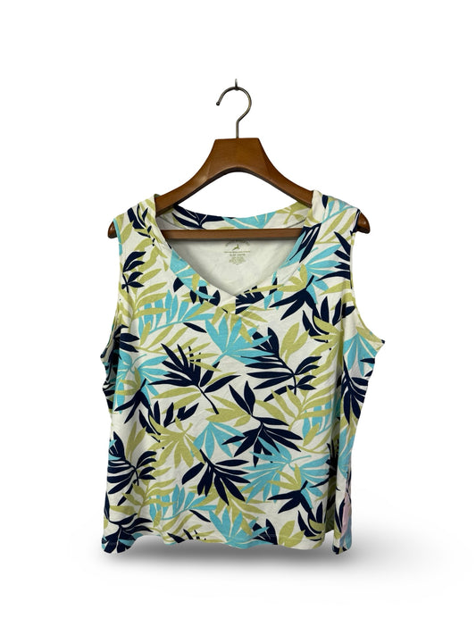 White Stage Tank Top (Women) (Large/X-Large)