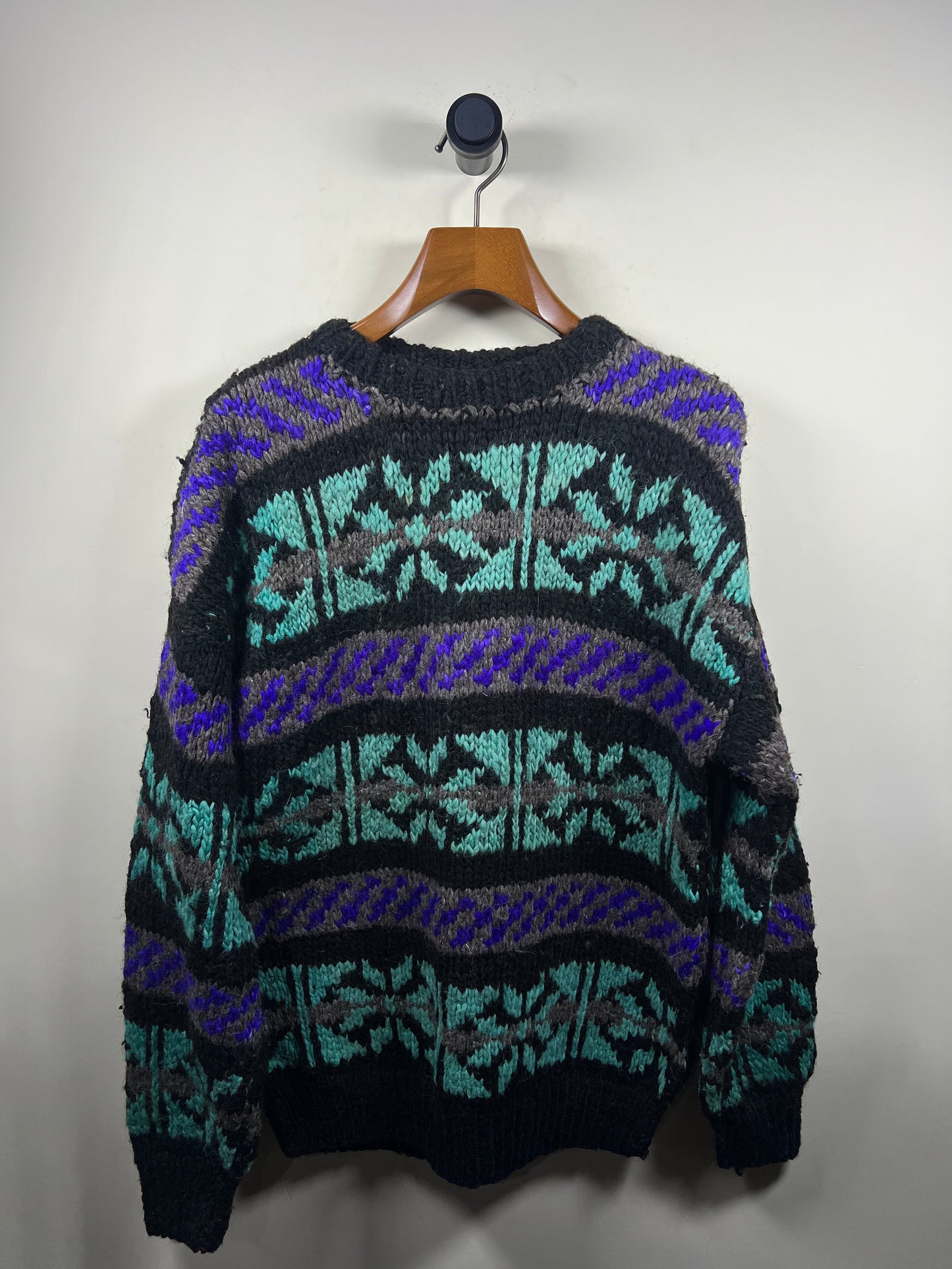 Lambswool Knitted Sweater (Women) (Large/X-Large)