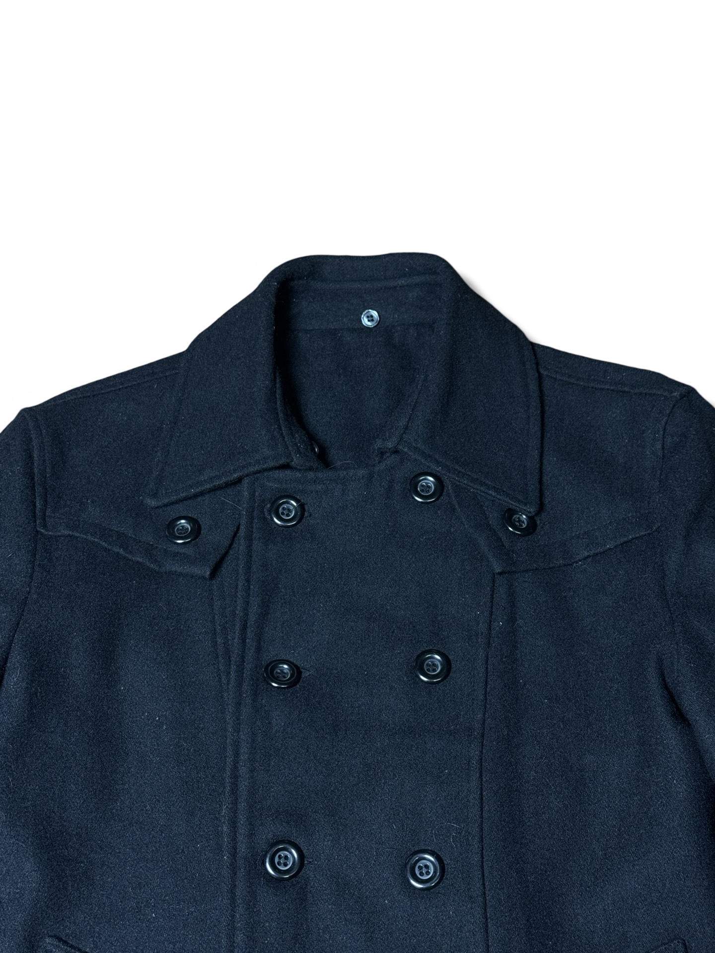 Suade Double Breasted Coat (Small)